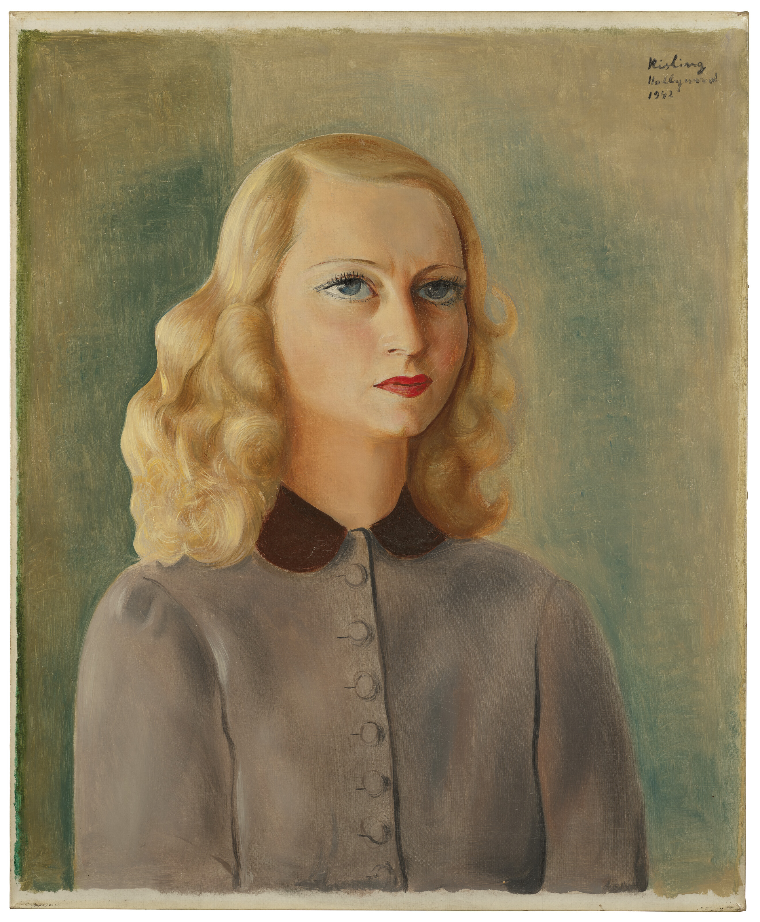 Moise Kisling — Портрет мадам Жюльен Дювивье, изображение 2