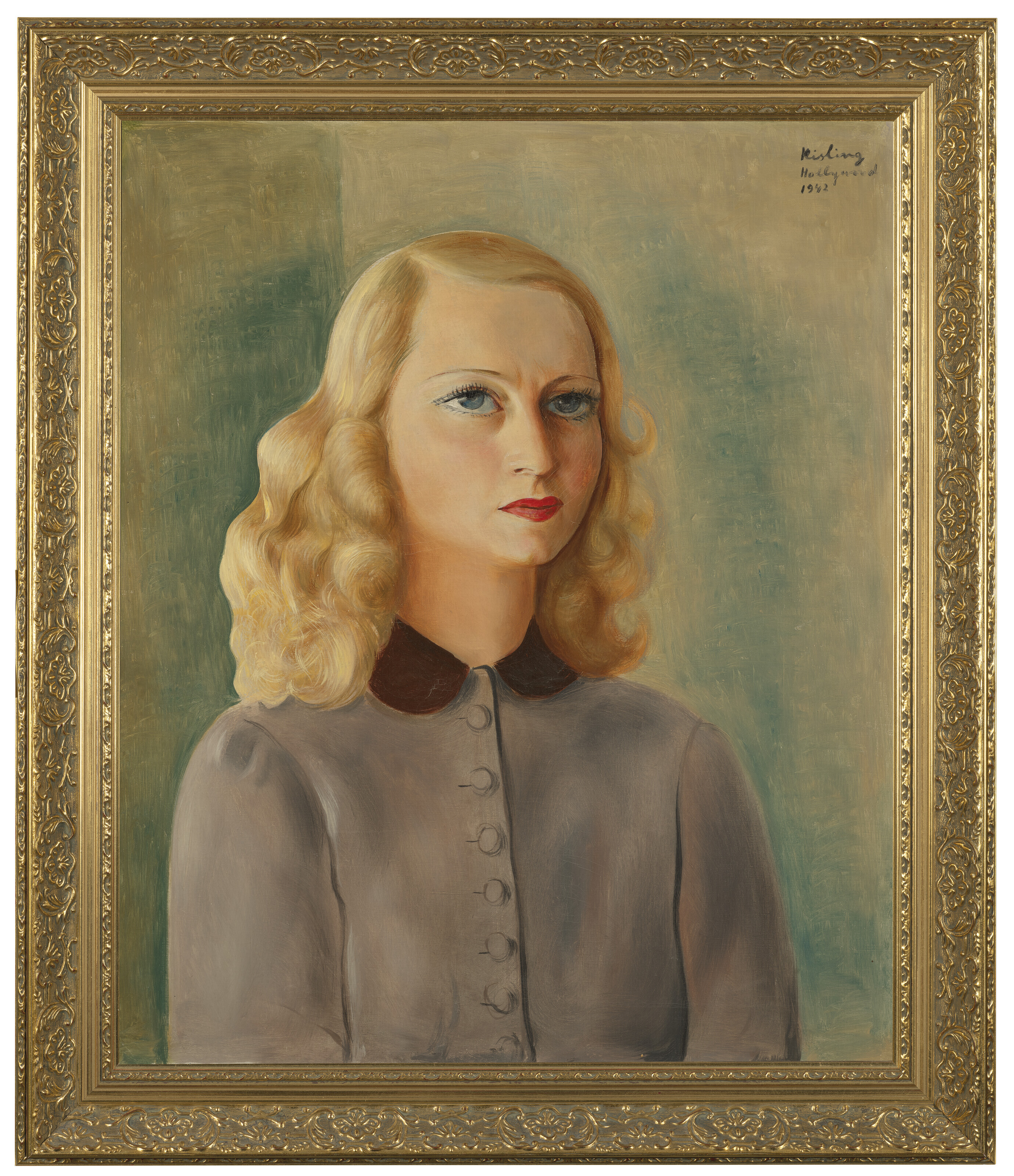 Moise Kisling — Портрет мадам Жюльен Дювивье, изображение 4
