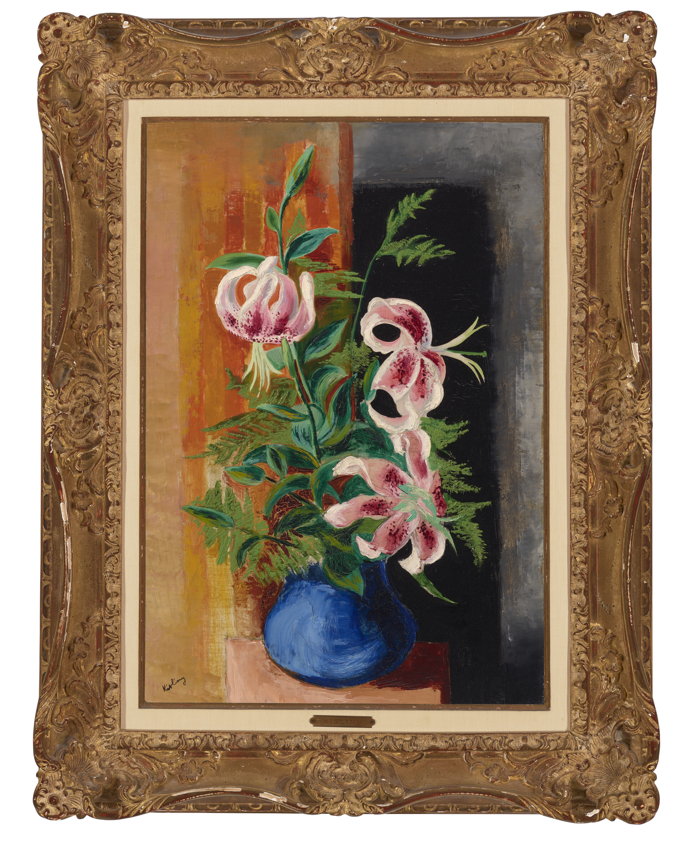 Moise Kisling — Цветы в вазе, изображение 2
