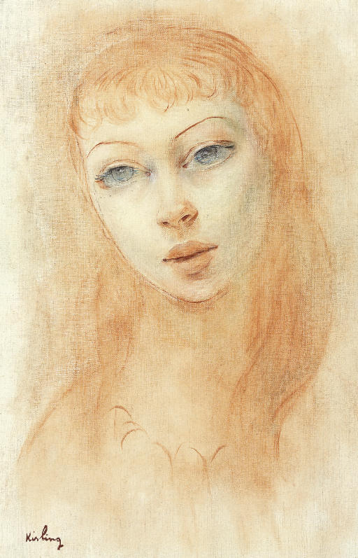 Moise Kisling — Женский портрет