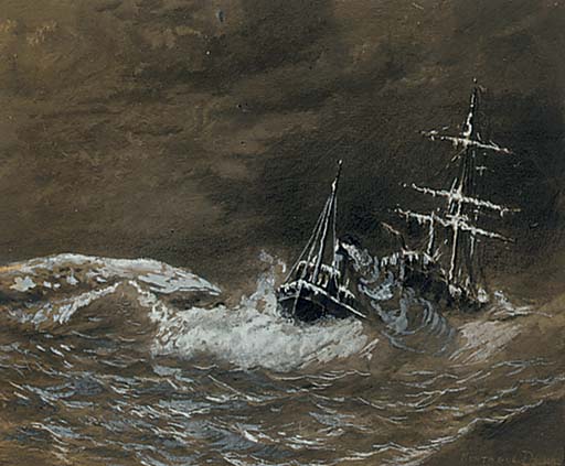 Montague Dawson — Покалеченный
