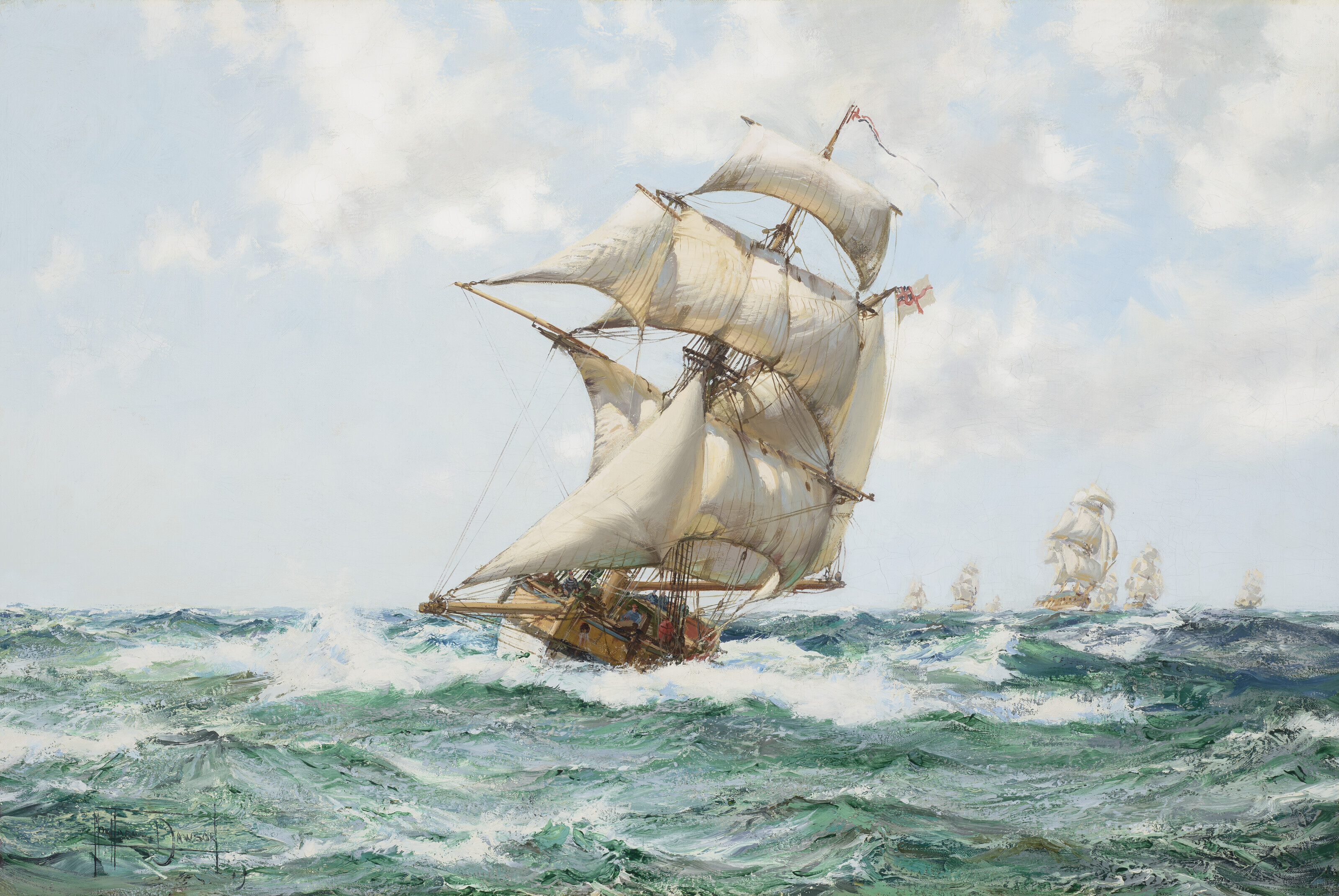 Montague Dawson — Посланник флота