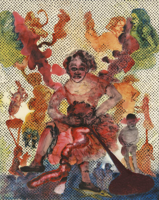 Nalini Malani — Сломанная Алиса II