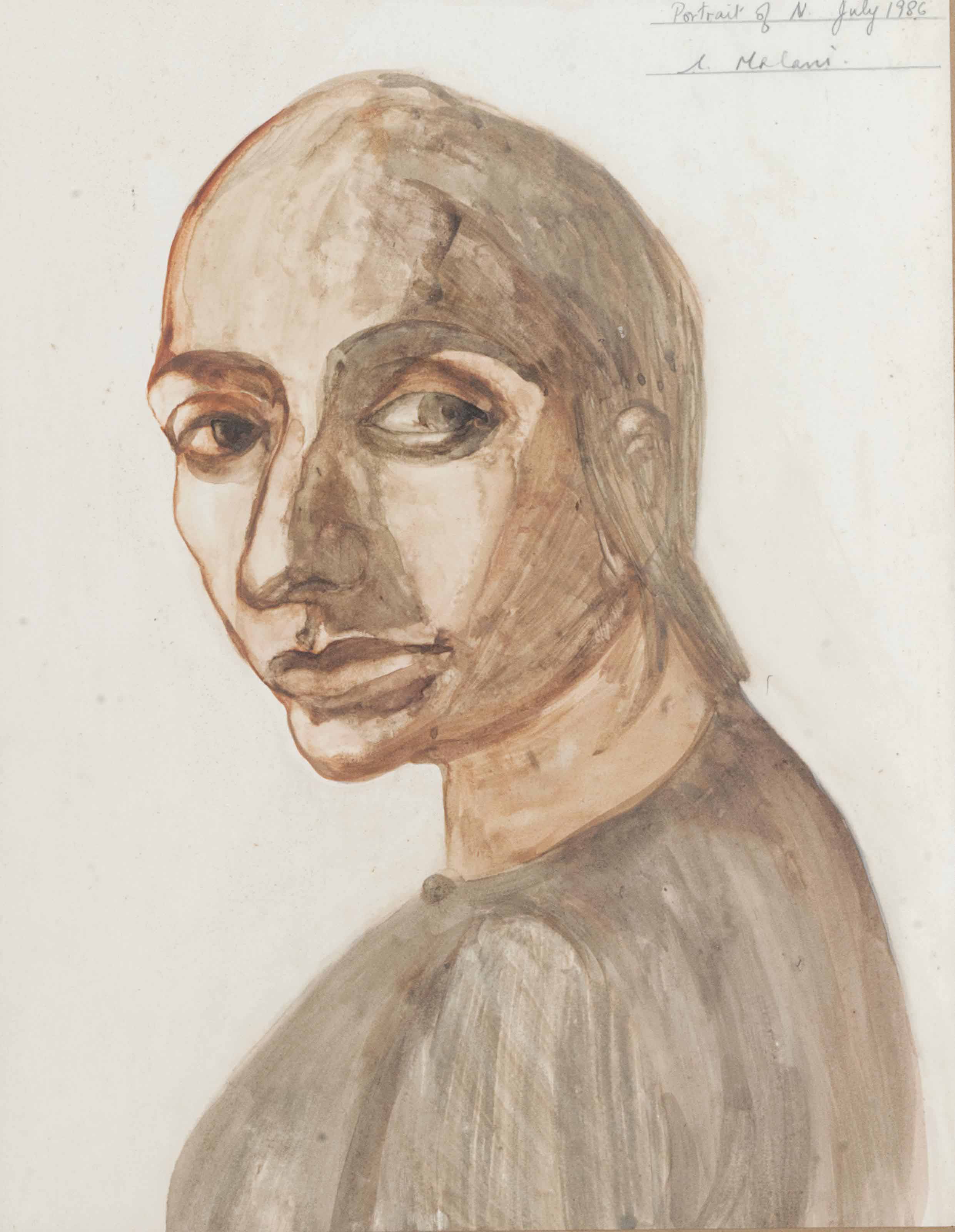 Nalini Malani — Портрет N (Насрин)