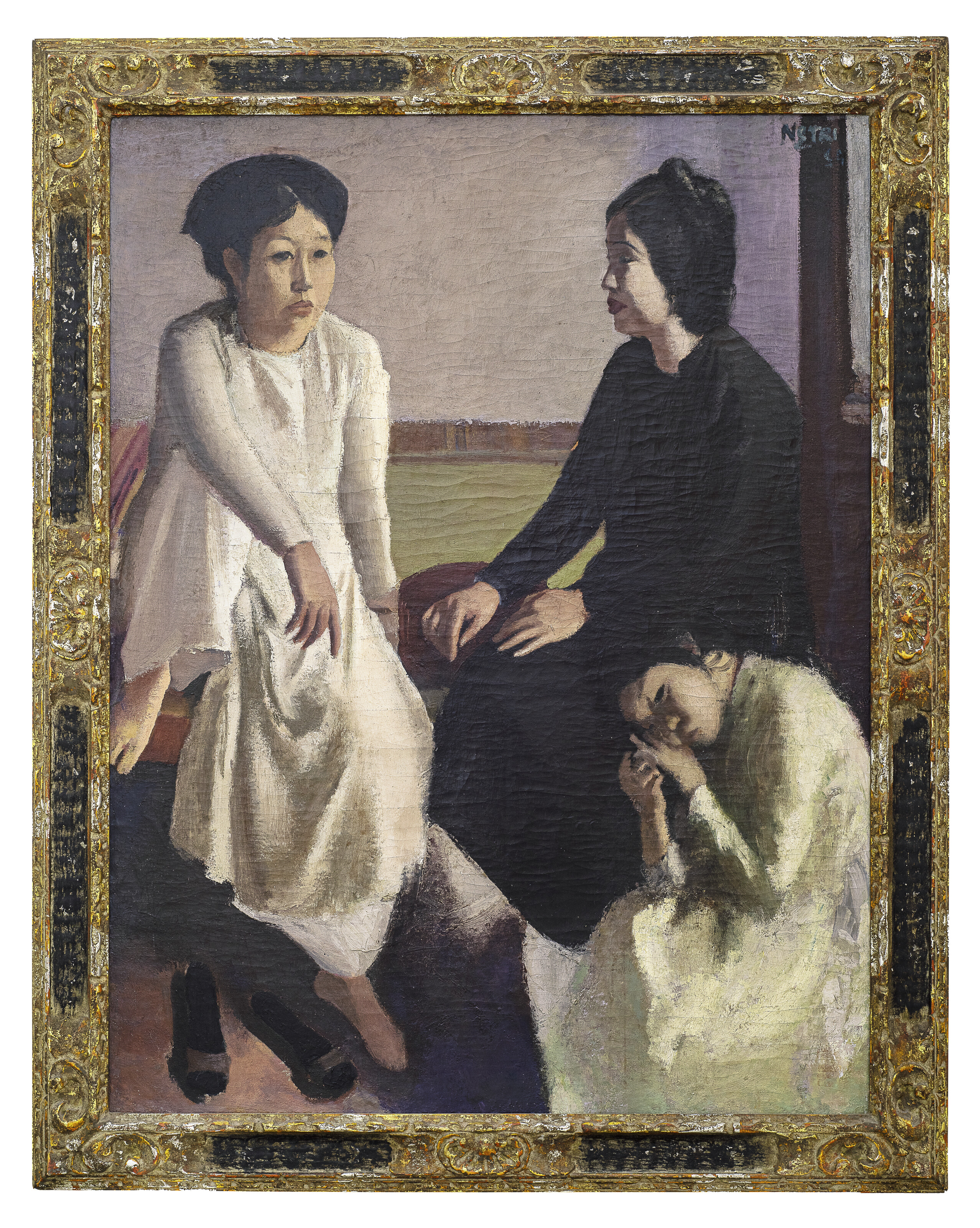 Nguyen Gia Tri — Les trois femmes (Три дамы), изображение 2