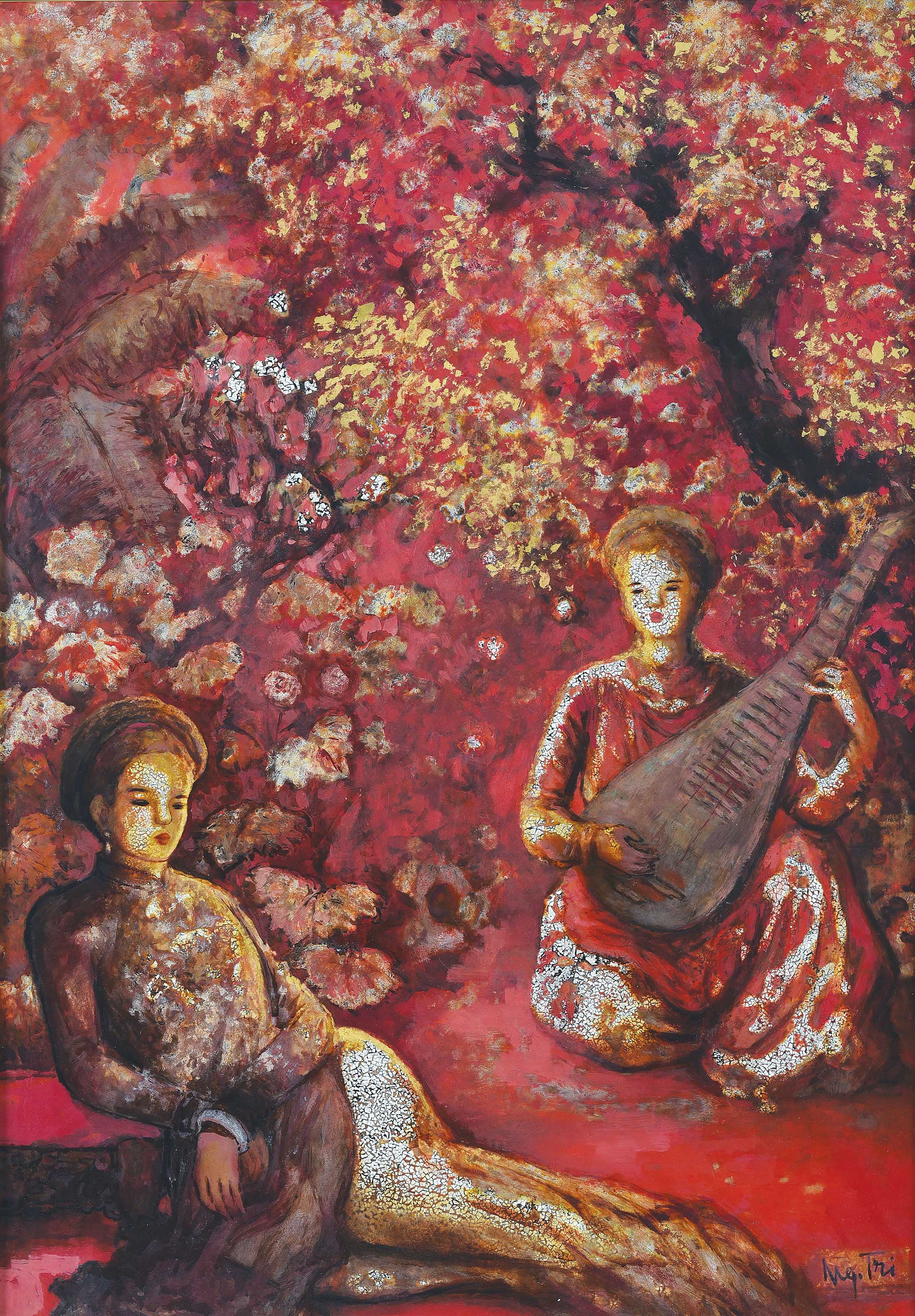 Nguyen Gia Tri — Дамы в саду