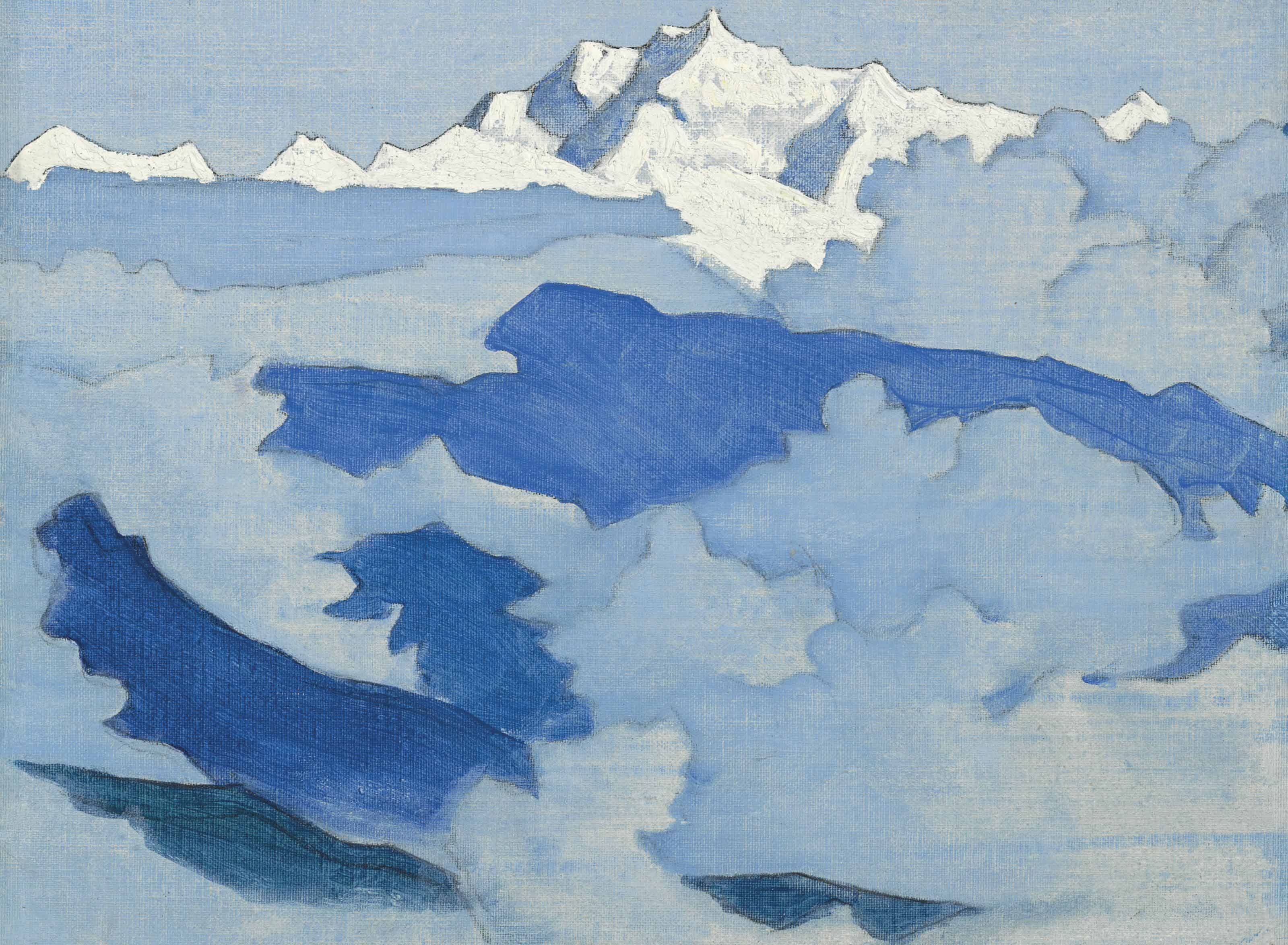 Nicholas Roerich — Канченджанга из серии "Гималаи"