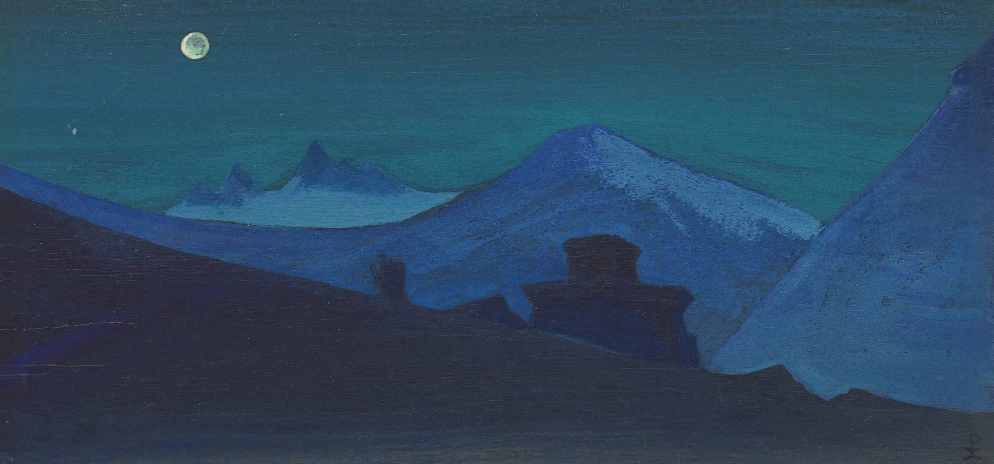 Nicholas Roerich — Ступа в Сиккиме
