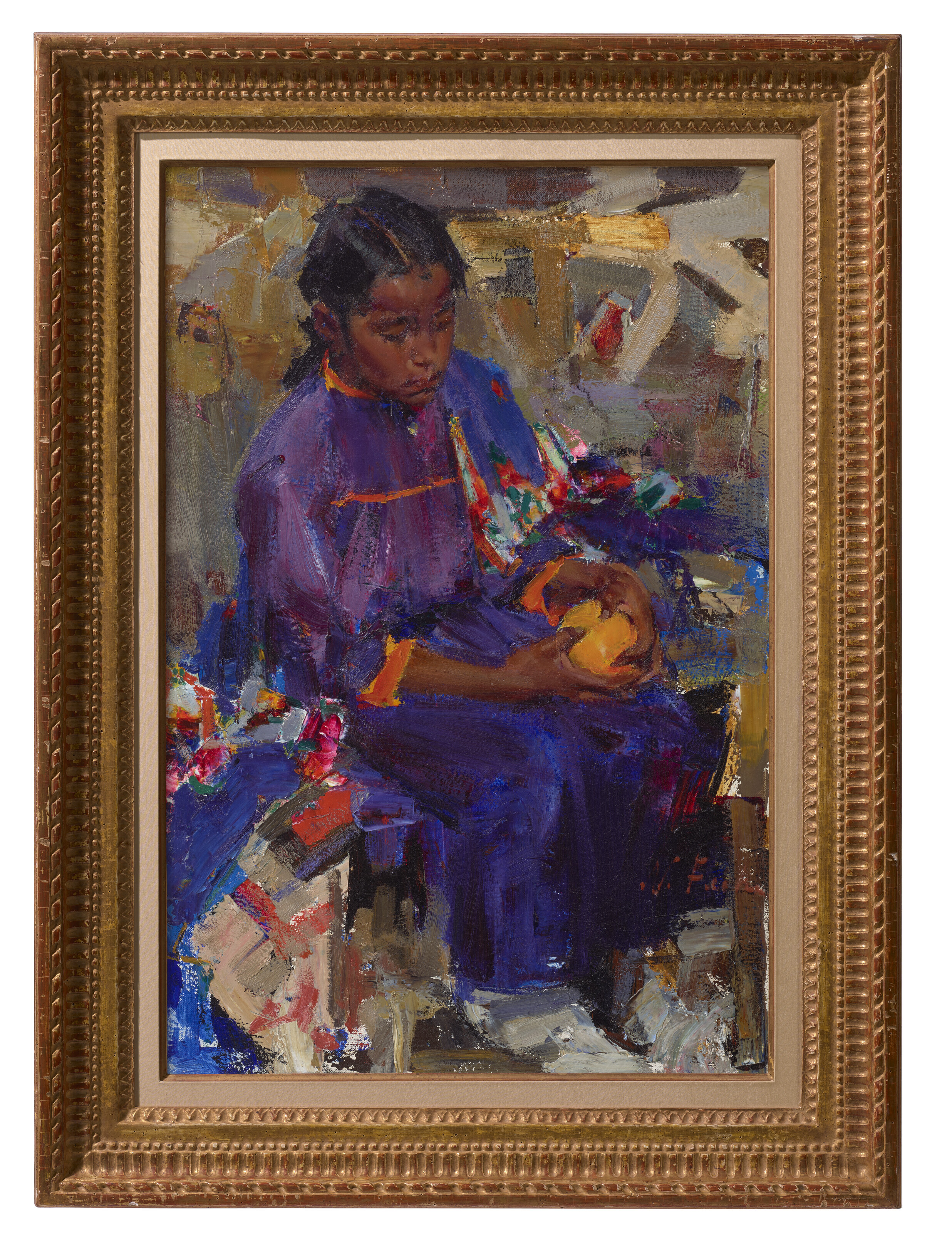 Nicolai Fechin — Цезарита в фиолетовом, изображение 2