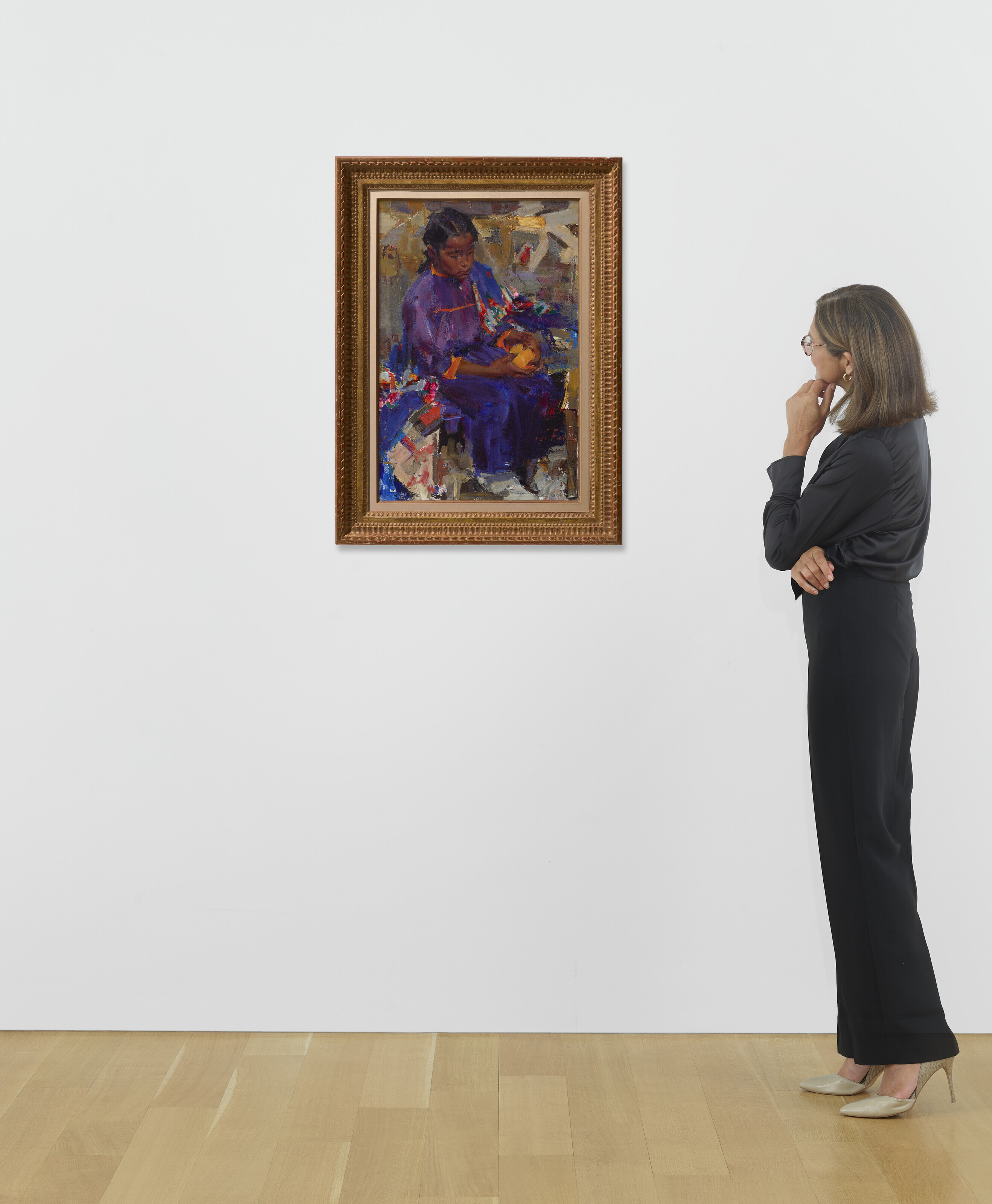 Nicolai Fechin — Цезарита в фиолетовом, изображение 4