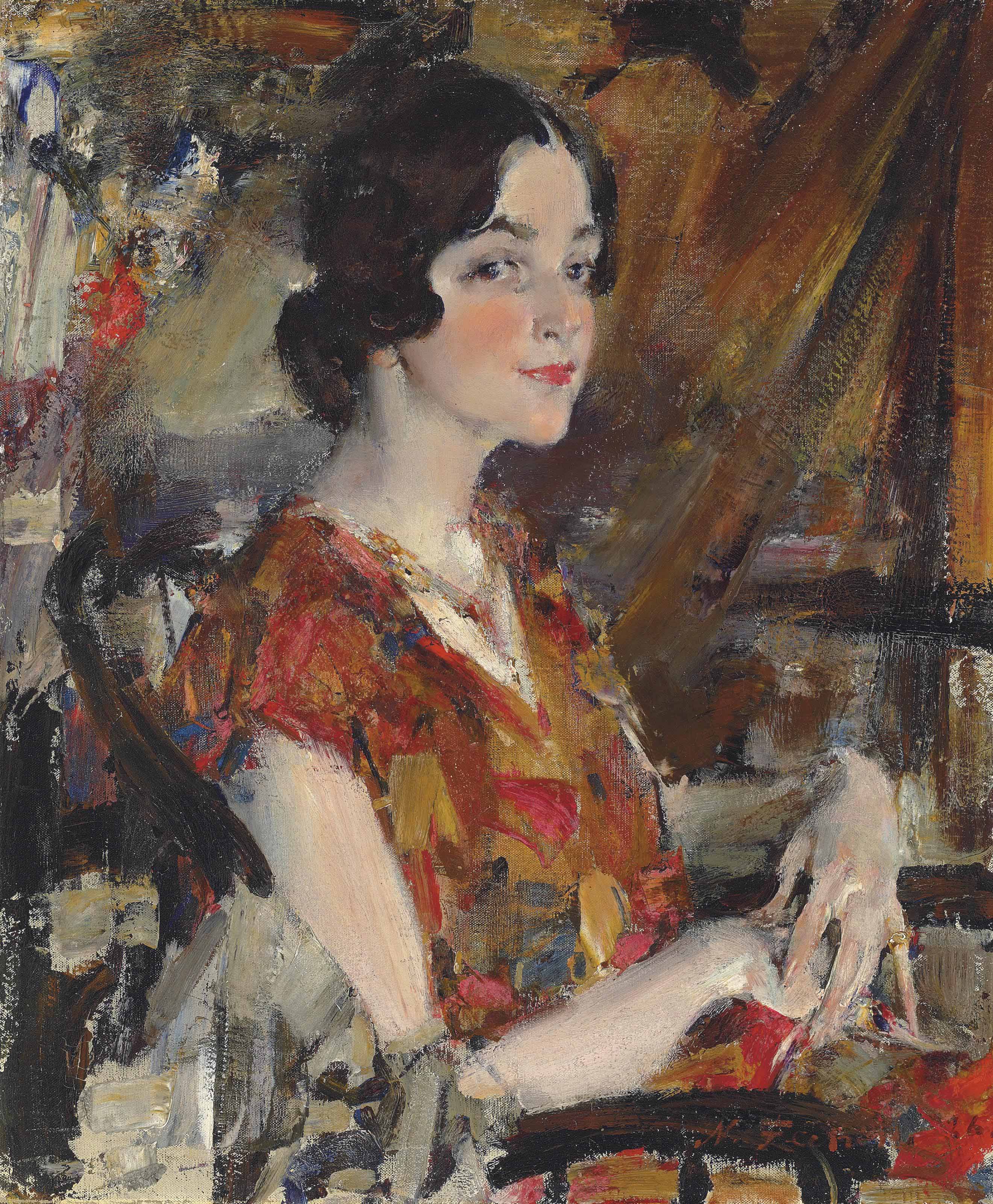 Nicolai Fechin — Портрет Кейт