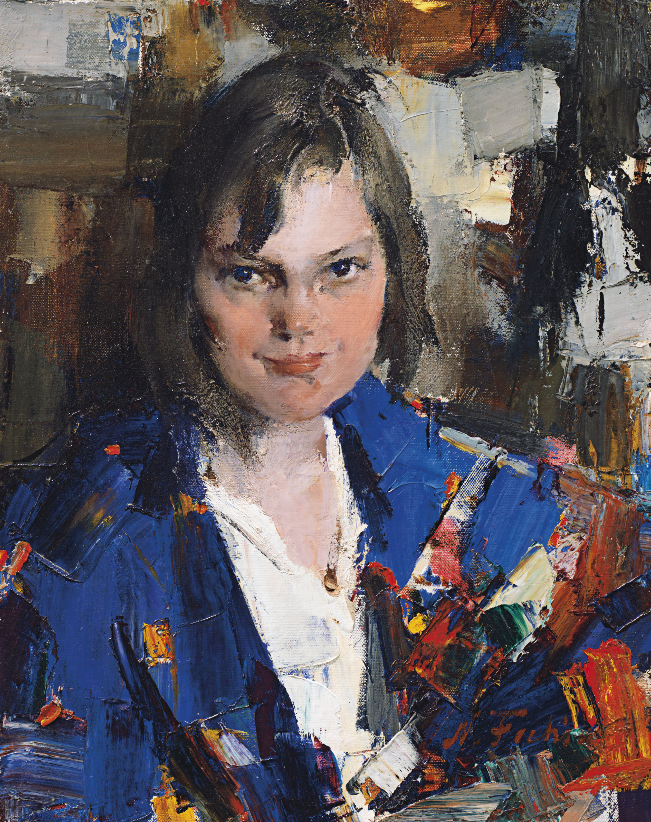 Nicolai Fechin — Портрет Мюриэл Уильямс