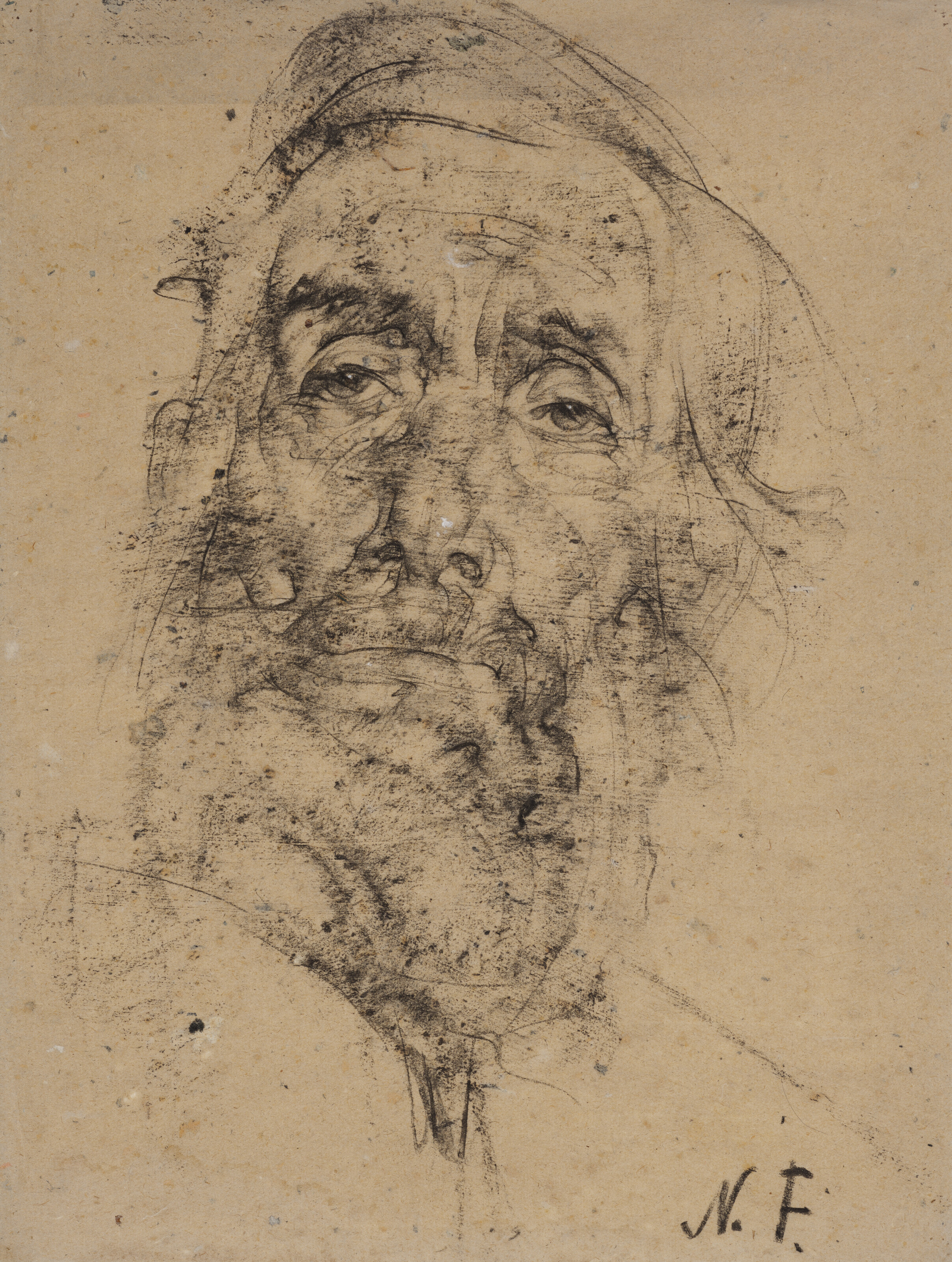 Nicolai Fechin — Бородатый старик (Философ)