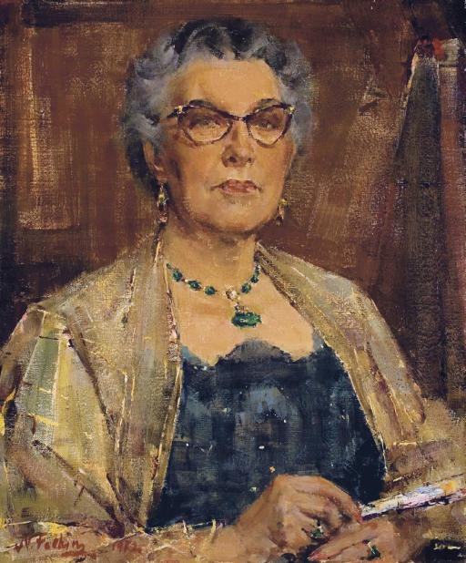 Nicolai Fechin — Портрет Глендоры Роллинс