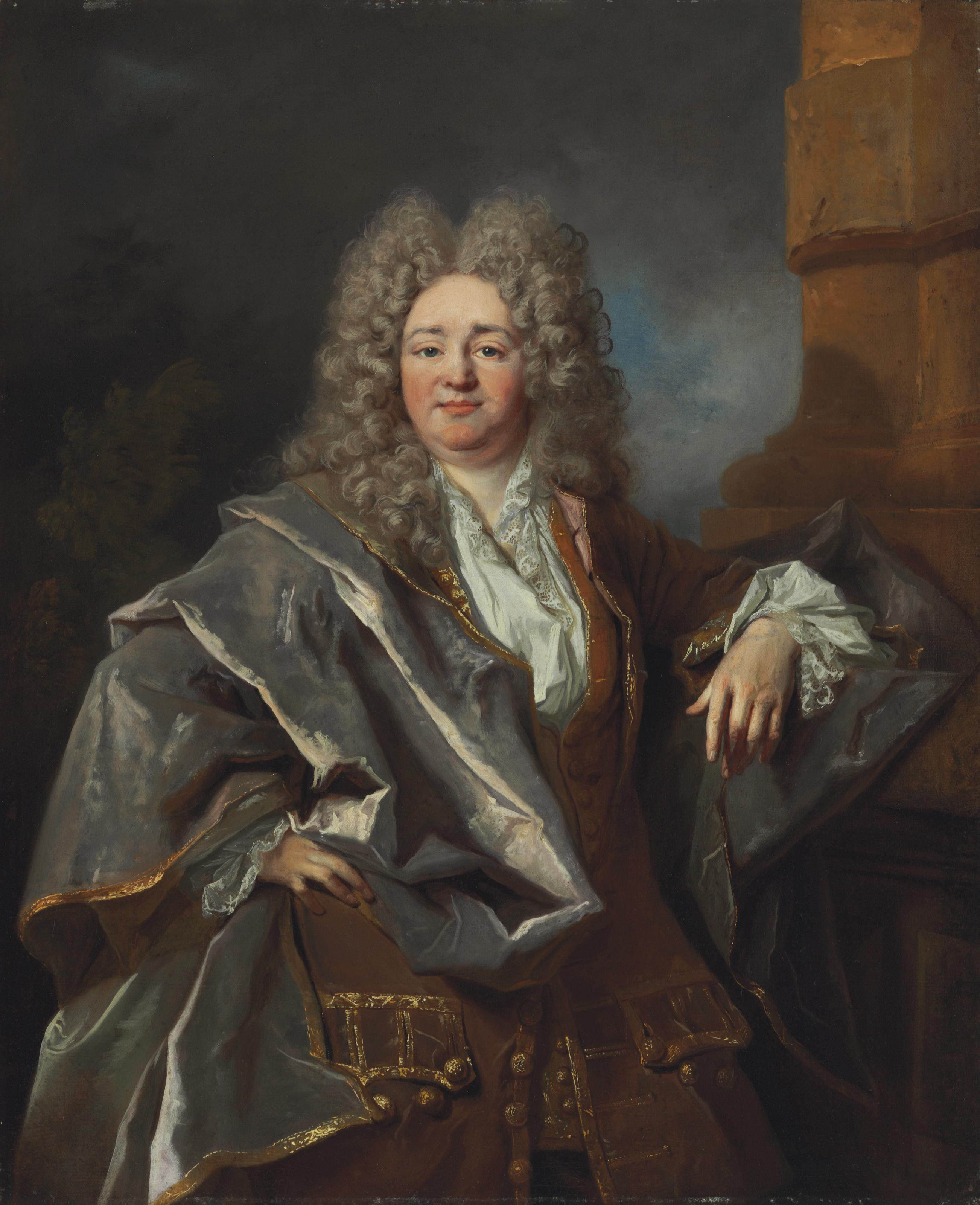 Nicolas de Largillierre — Портрет джентльмена в три четверти роста