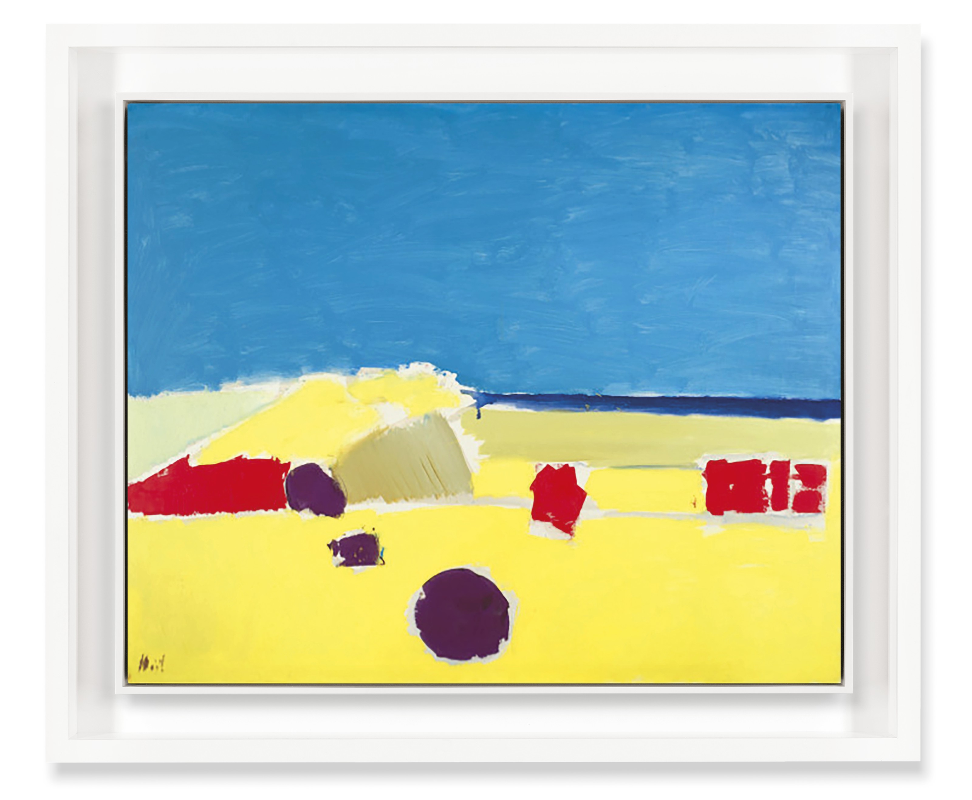 Nicolas de Staël — Пляж в Агридженте, изображение 2