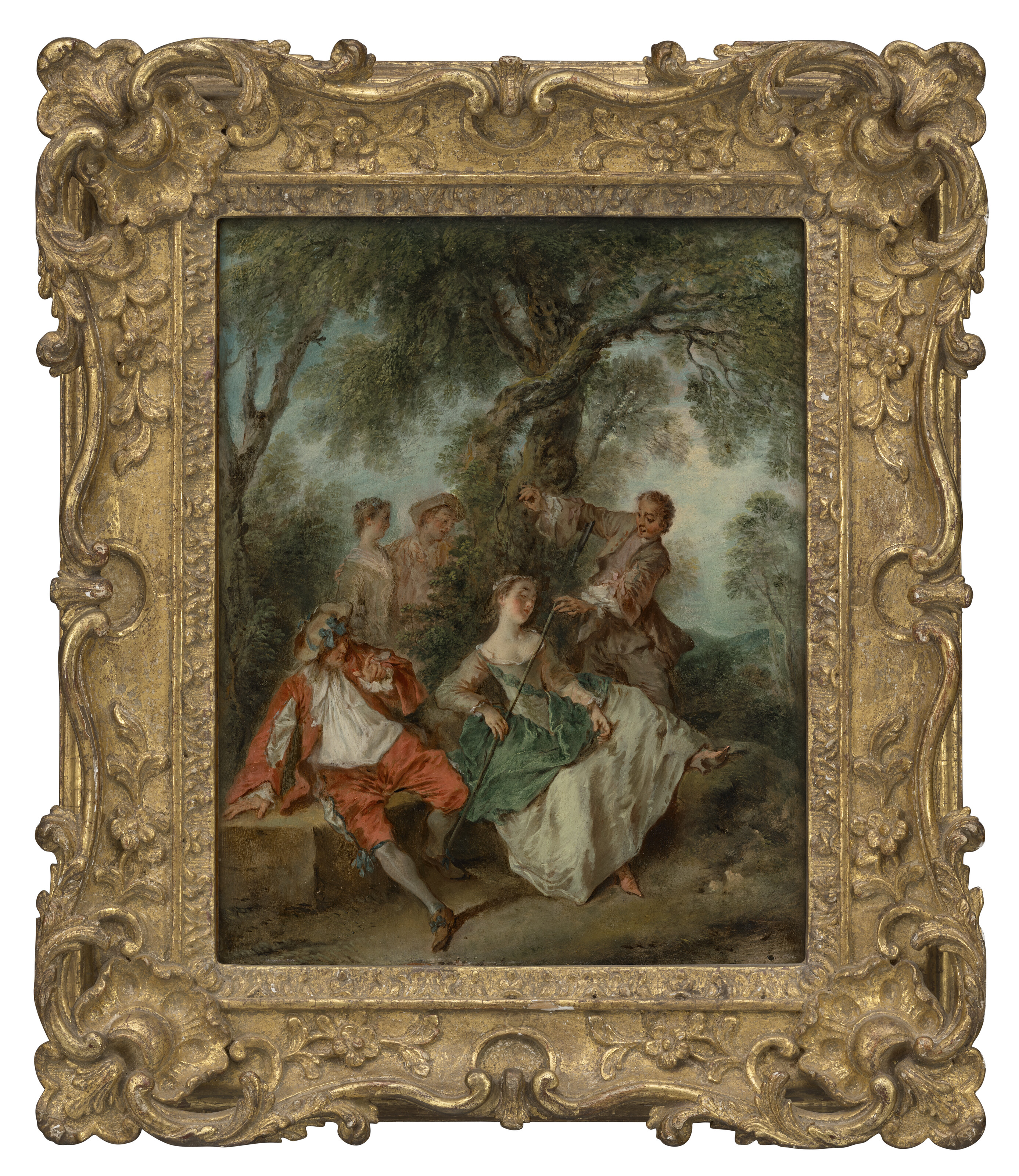 Nicolas Lancret — Ла-бержер-эндорми ("Спящая пастушка"), изображение 2