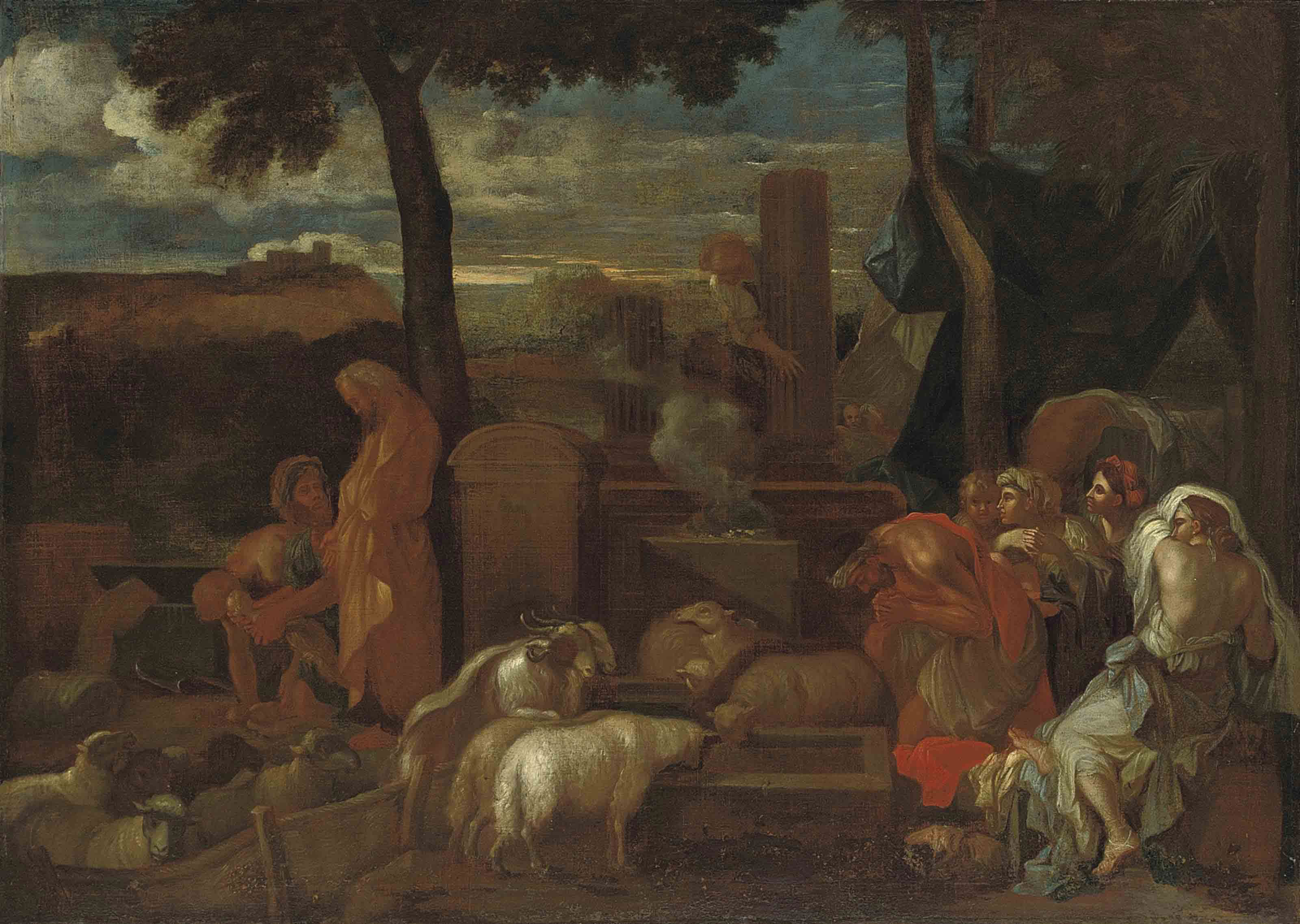 Nicolas Poussin — Языческое жертвоприношение