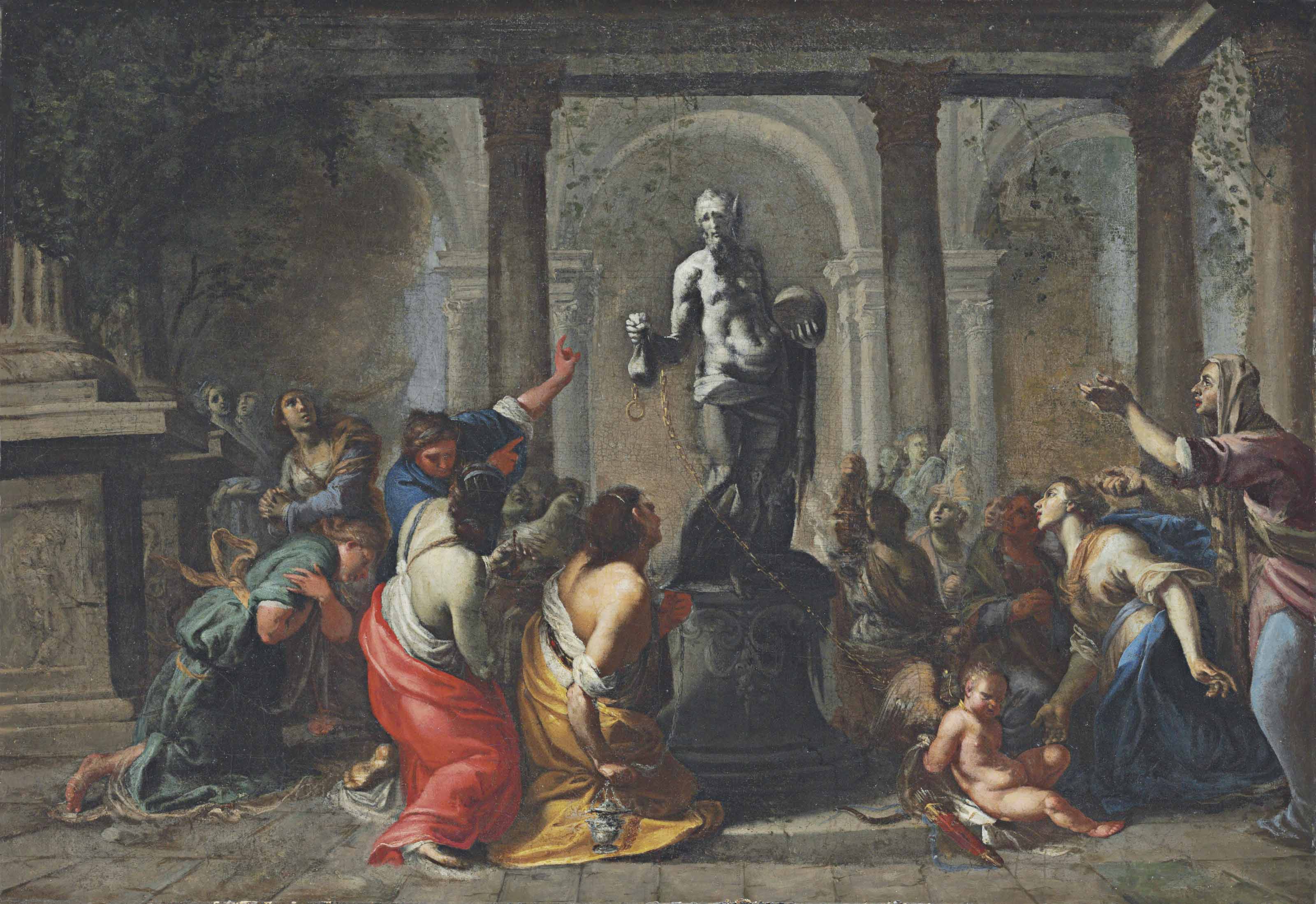 Nicolas Poussin — Аллегорическая сцена