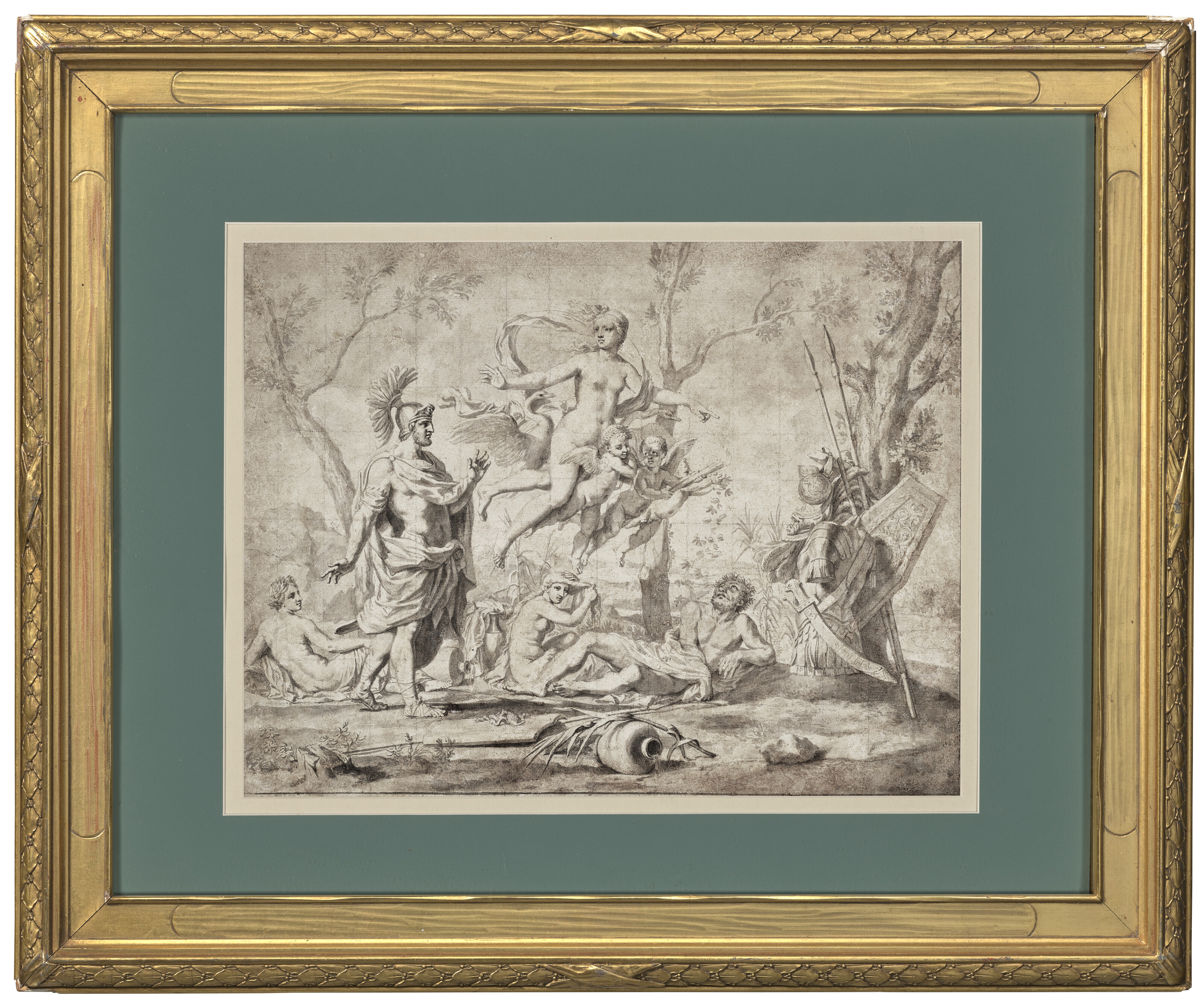 Nicolas Poussin — Венера, обнимающая Энея, в честь Николя Пуссена, изображение 2
