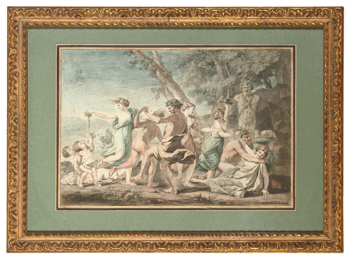 Nicolas Poussin — Вакханалия перед началом семестра в честь Николя Пуссена