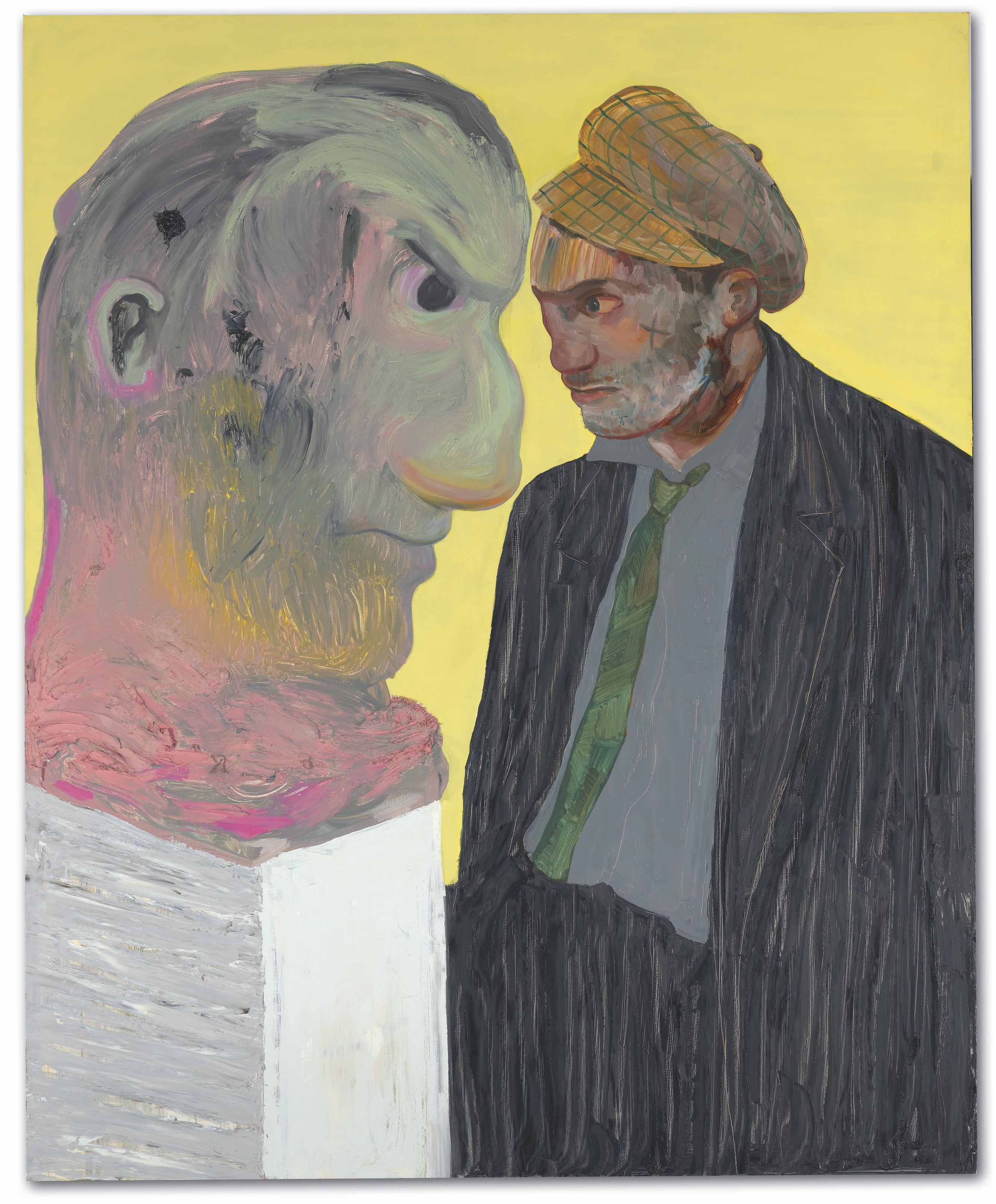 Nicole Eisenman — Без названия (портрет мужчины-волчонка)