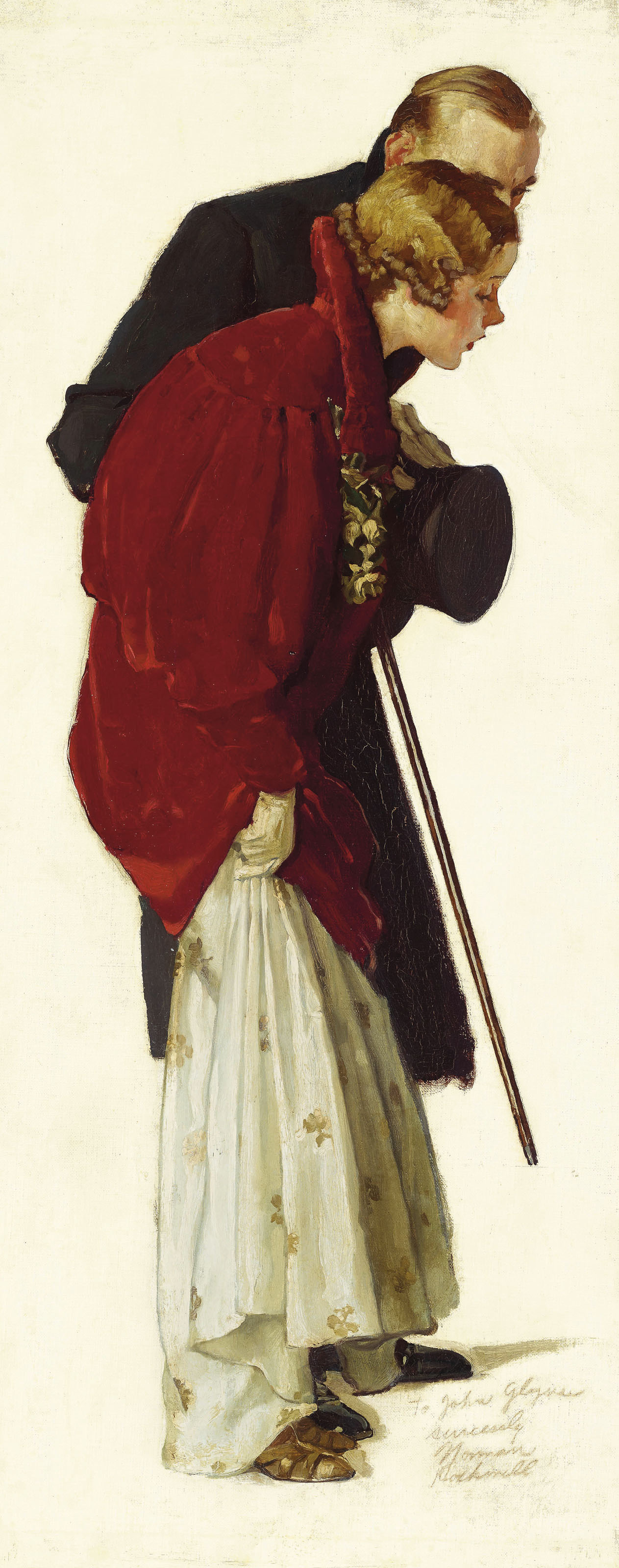 Norman Rockwell — Этюды для фильма "На пару с молочником": Пара работ, изображение 2
