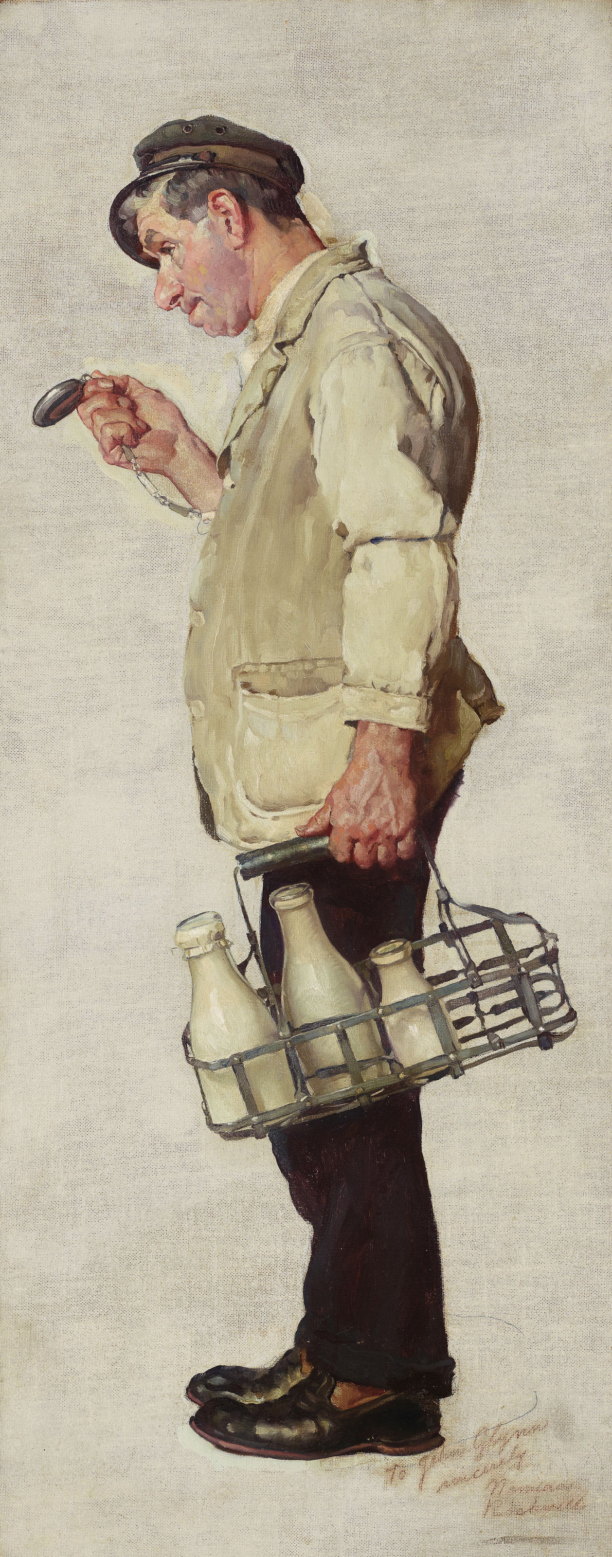 Norman Rockwell — Этюды для фильма "На пару с молочником": Пара работ, изображение 3