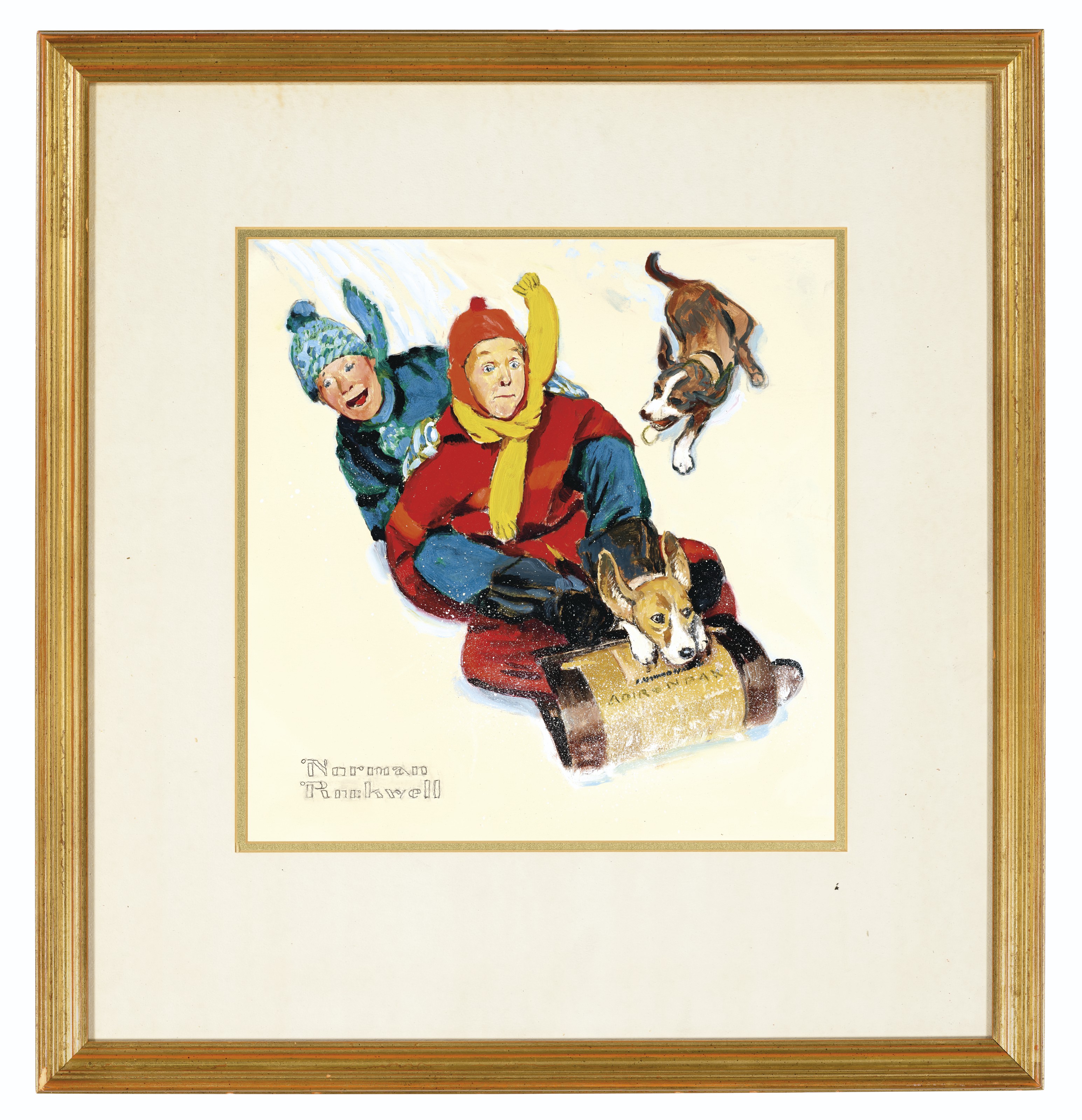 Norman Rockwell — Подготовка к "Зиме в Адирондаке", изображение 2