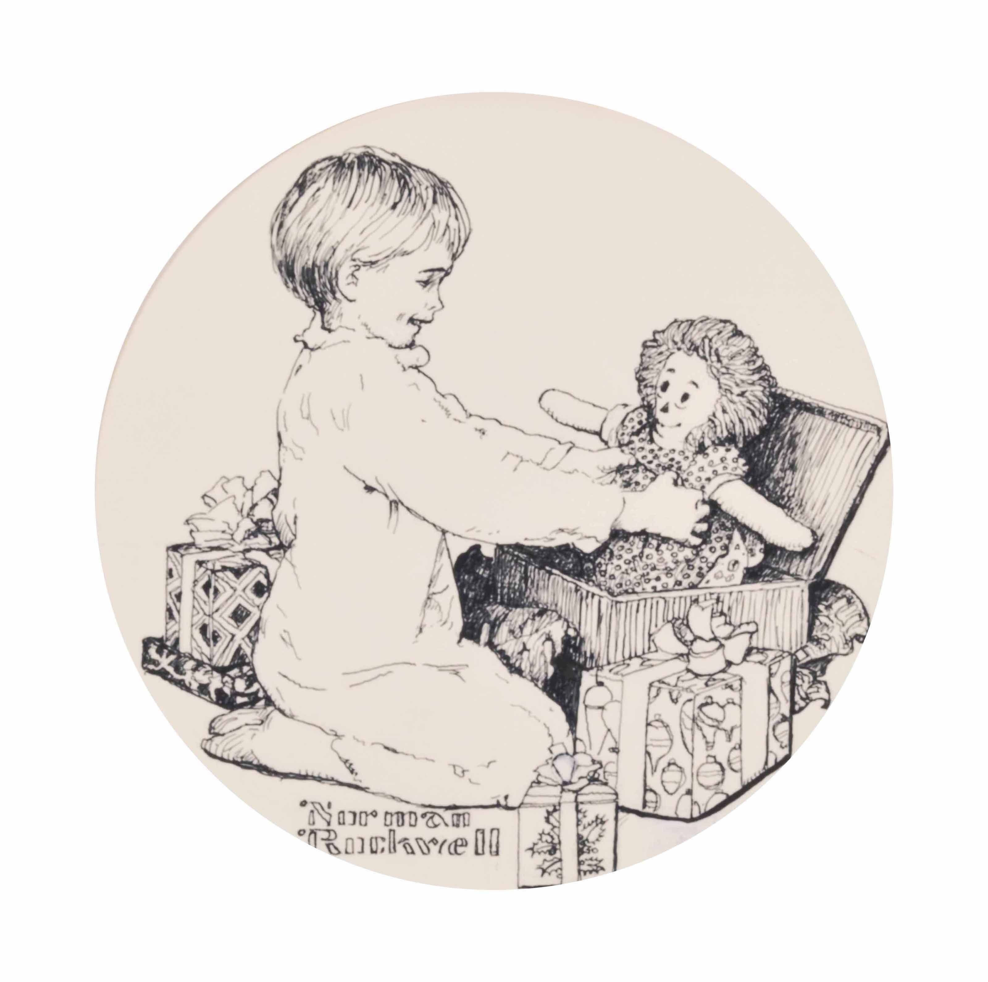 Norman Rockwell — Ребенок с игрушками