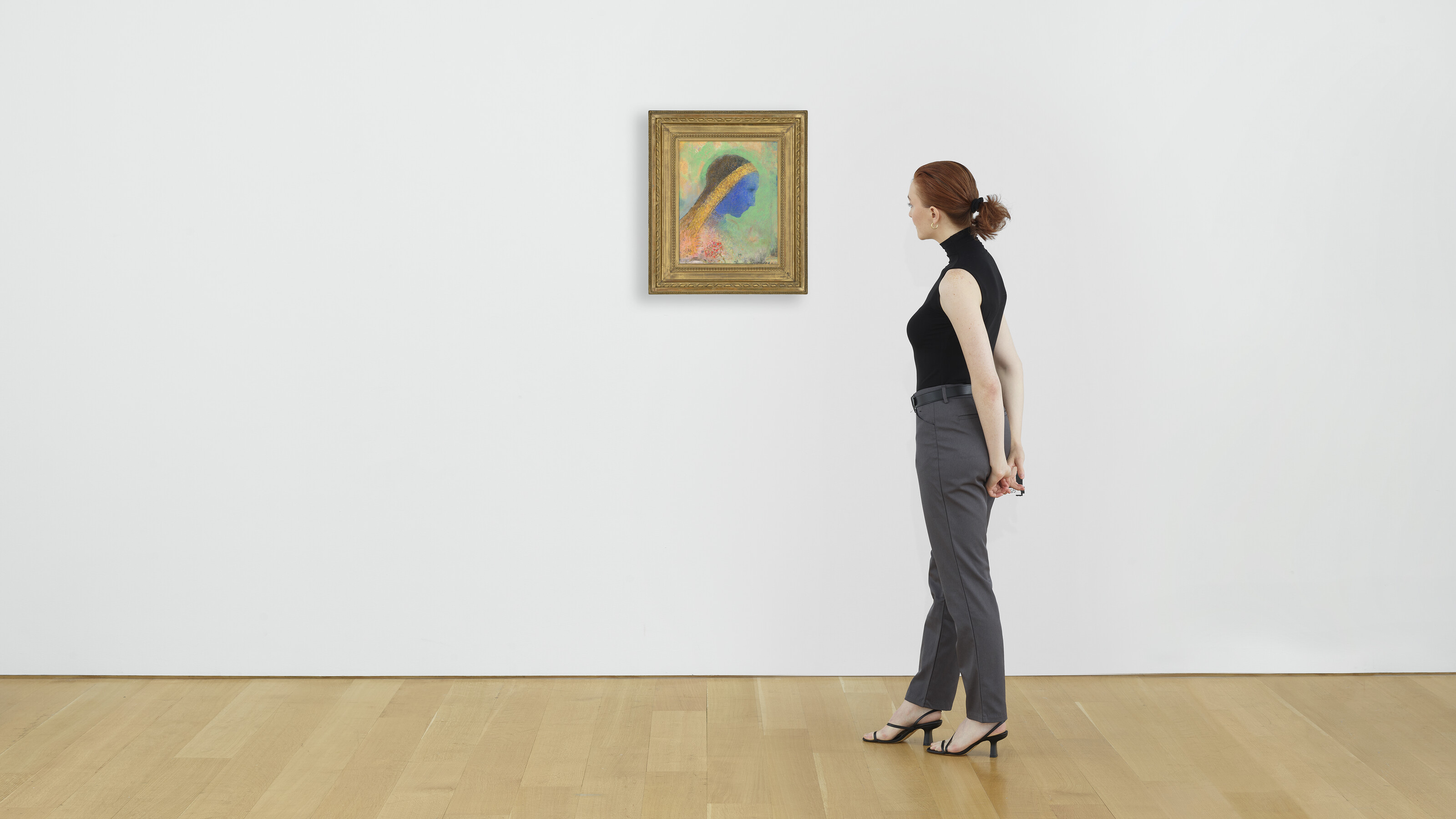 Odilon Redon — Профиль bleu, изображение 3