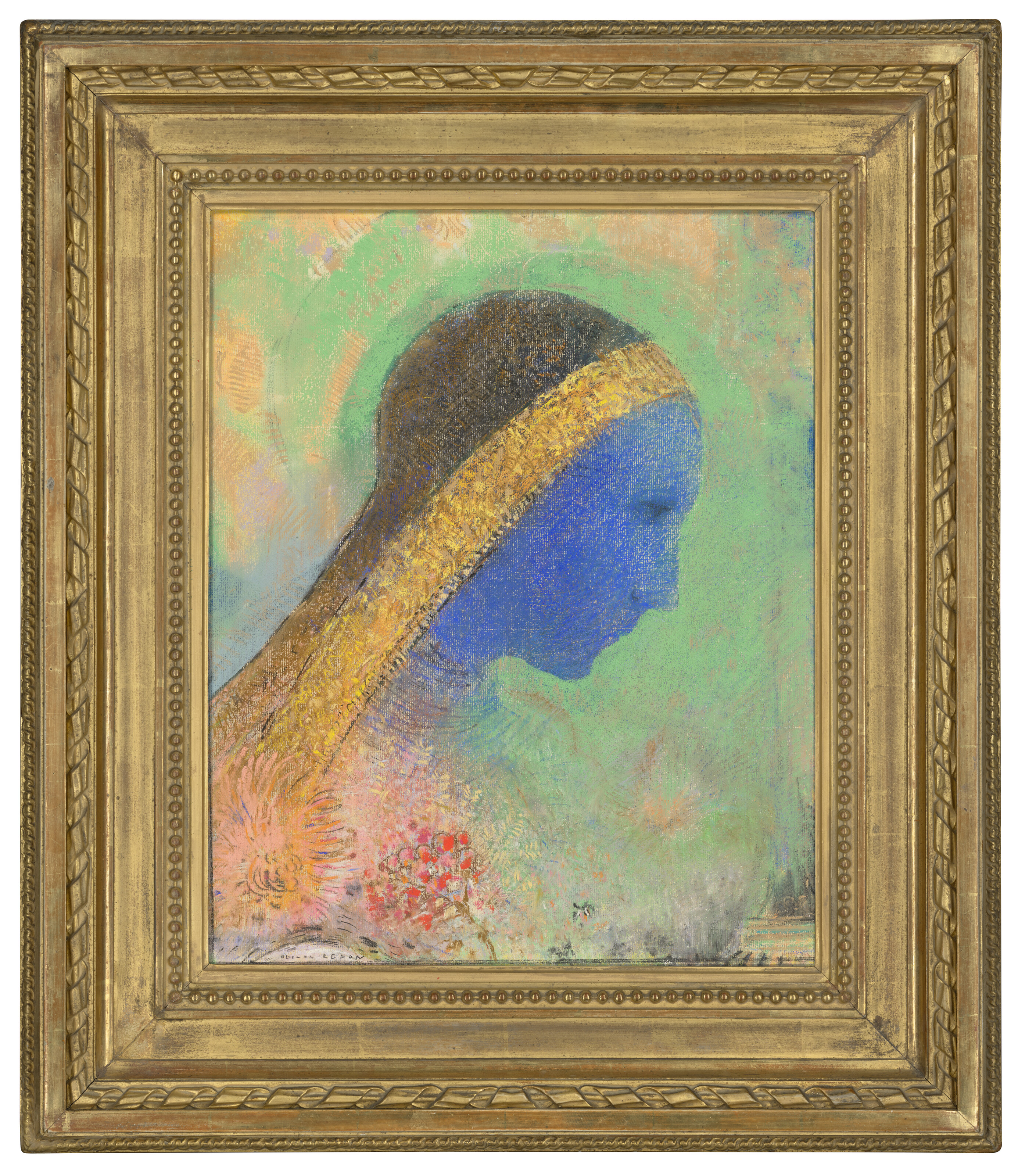 Odilon Redon — Профиль bleu, изображение 4