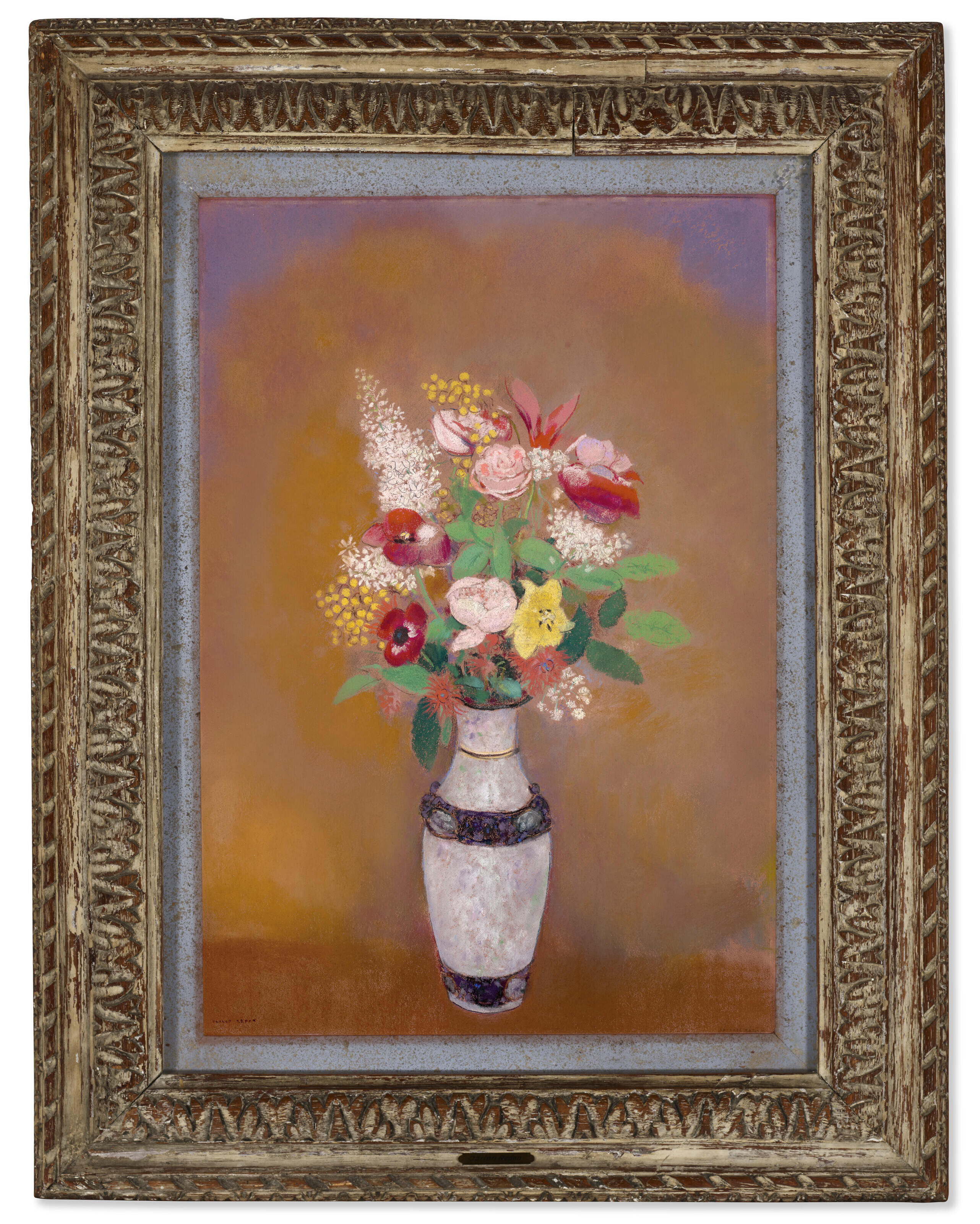 Odilon Redon — Ваза с цветами, изображение 2