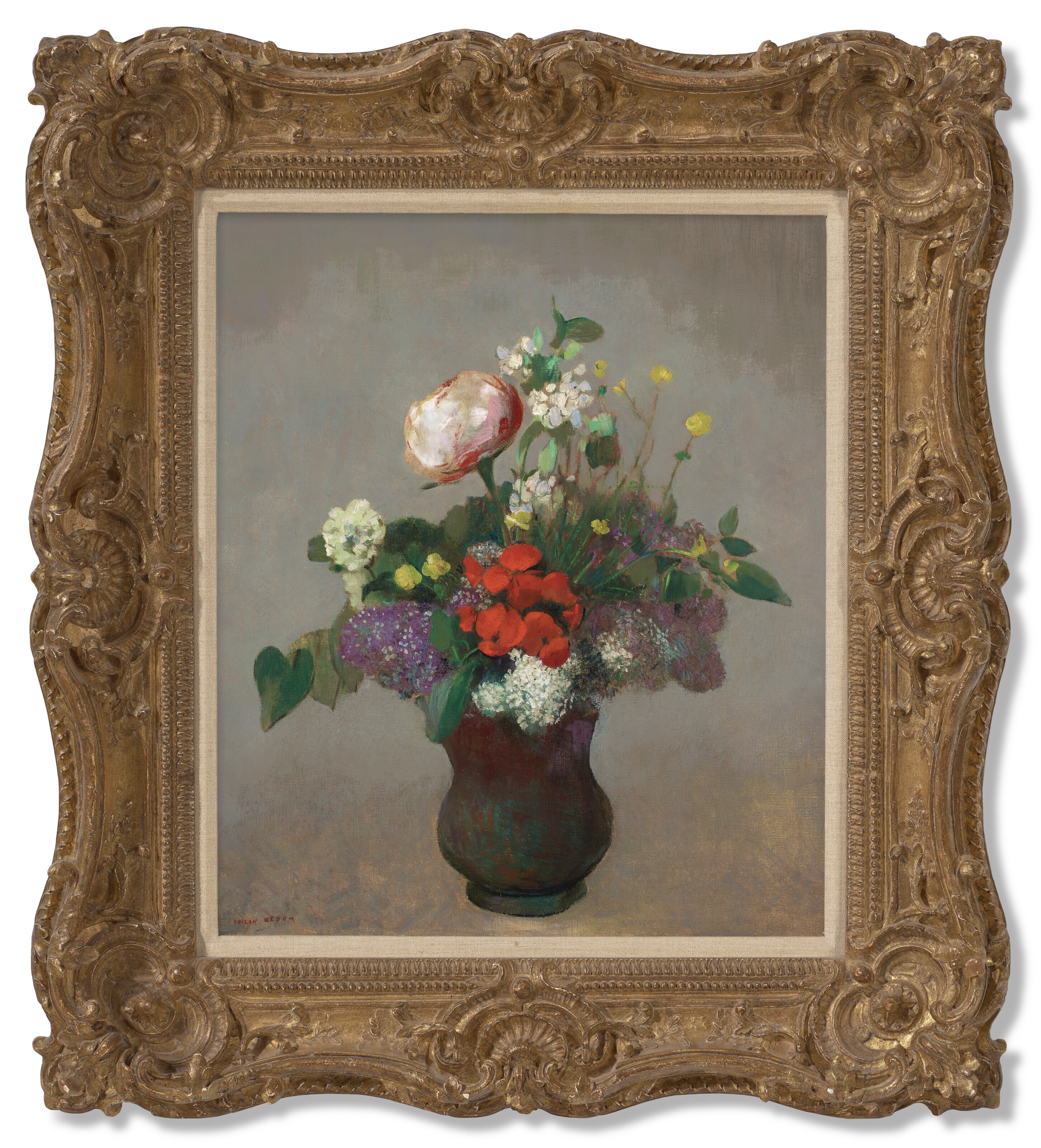 Odilon Redon — Пивуан, гераниум и лила, изображение 2