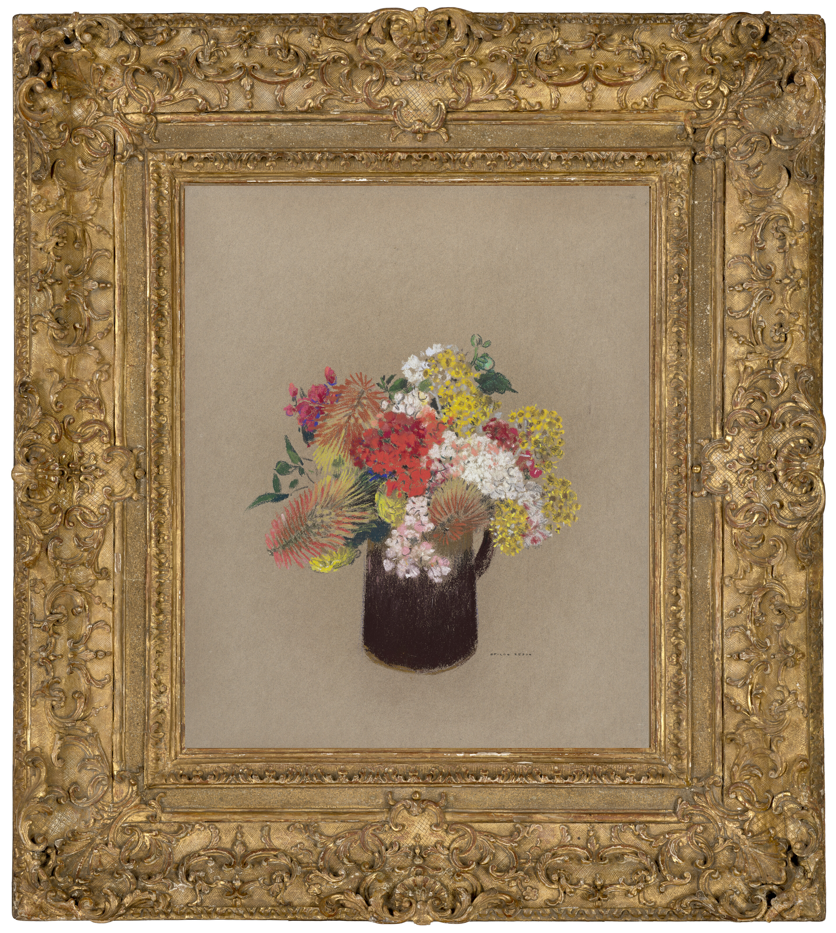 Odilon Redon — Ваза с фруктами, изображение 2