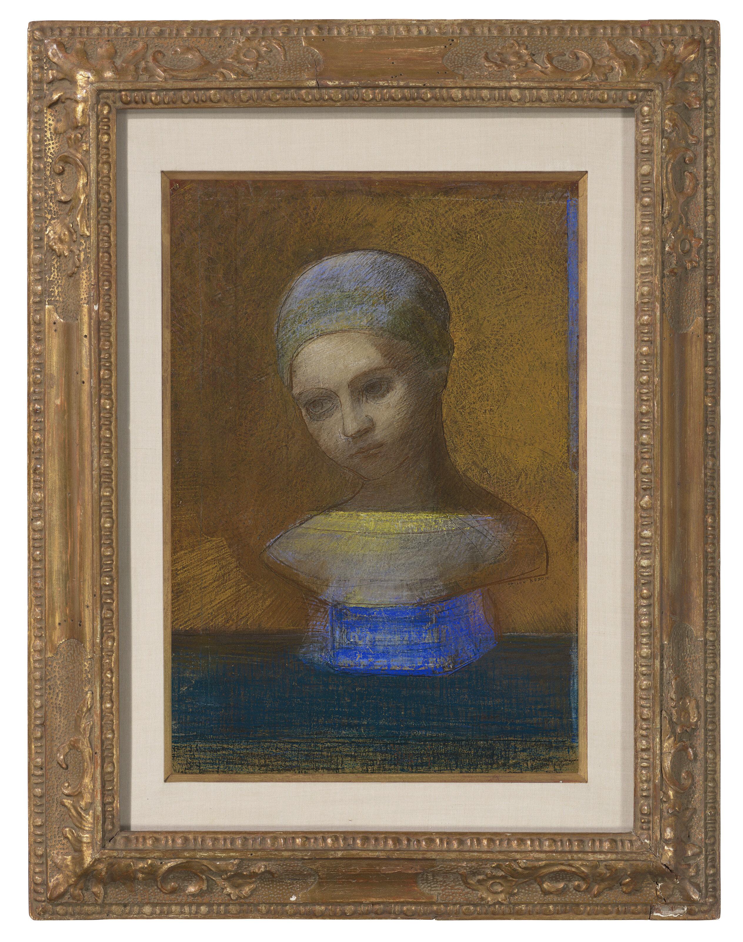 Odilon Redon — Бюст кавалера, изображение 2