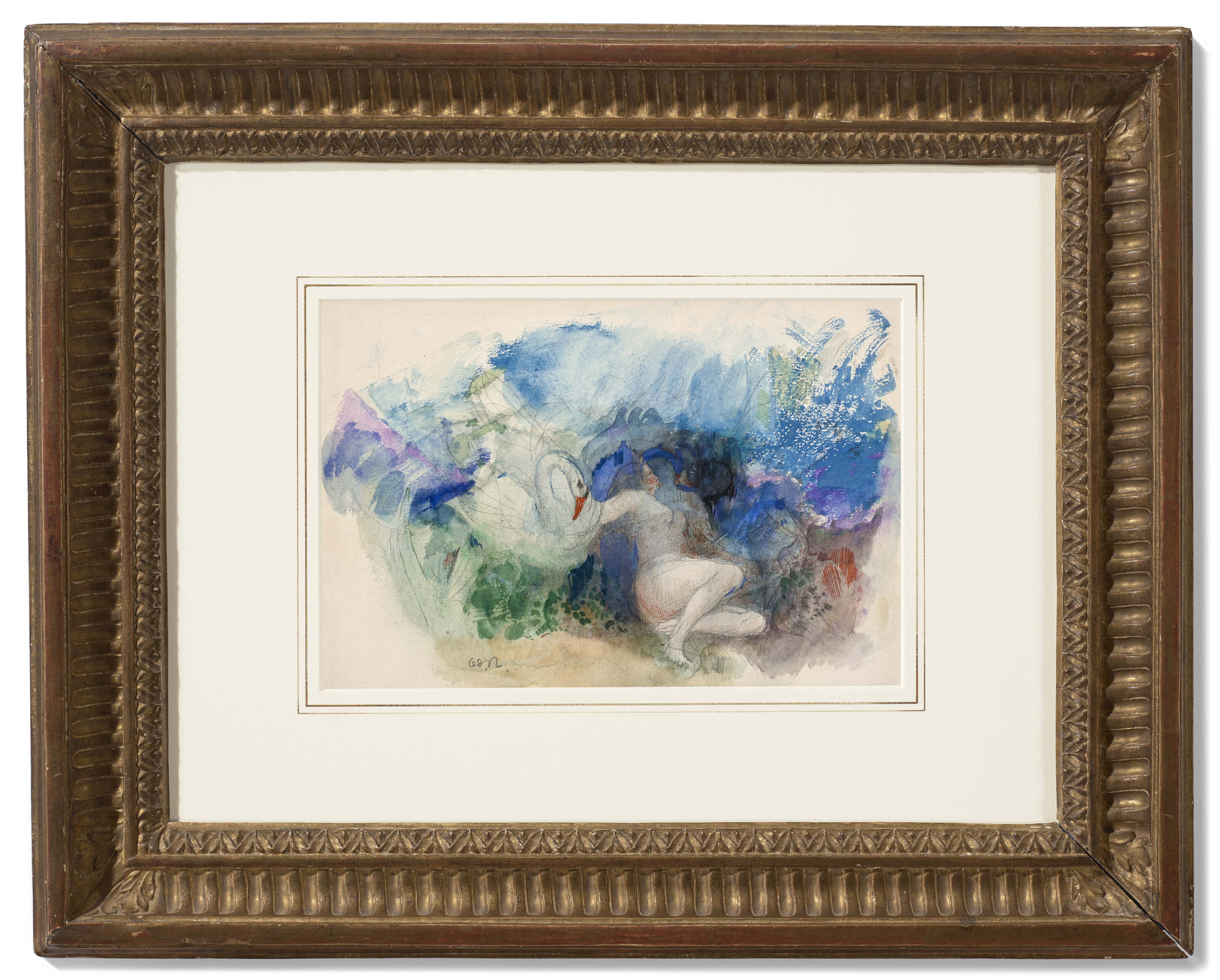 Odilon Redon — Лида и лебедь, изображение 2