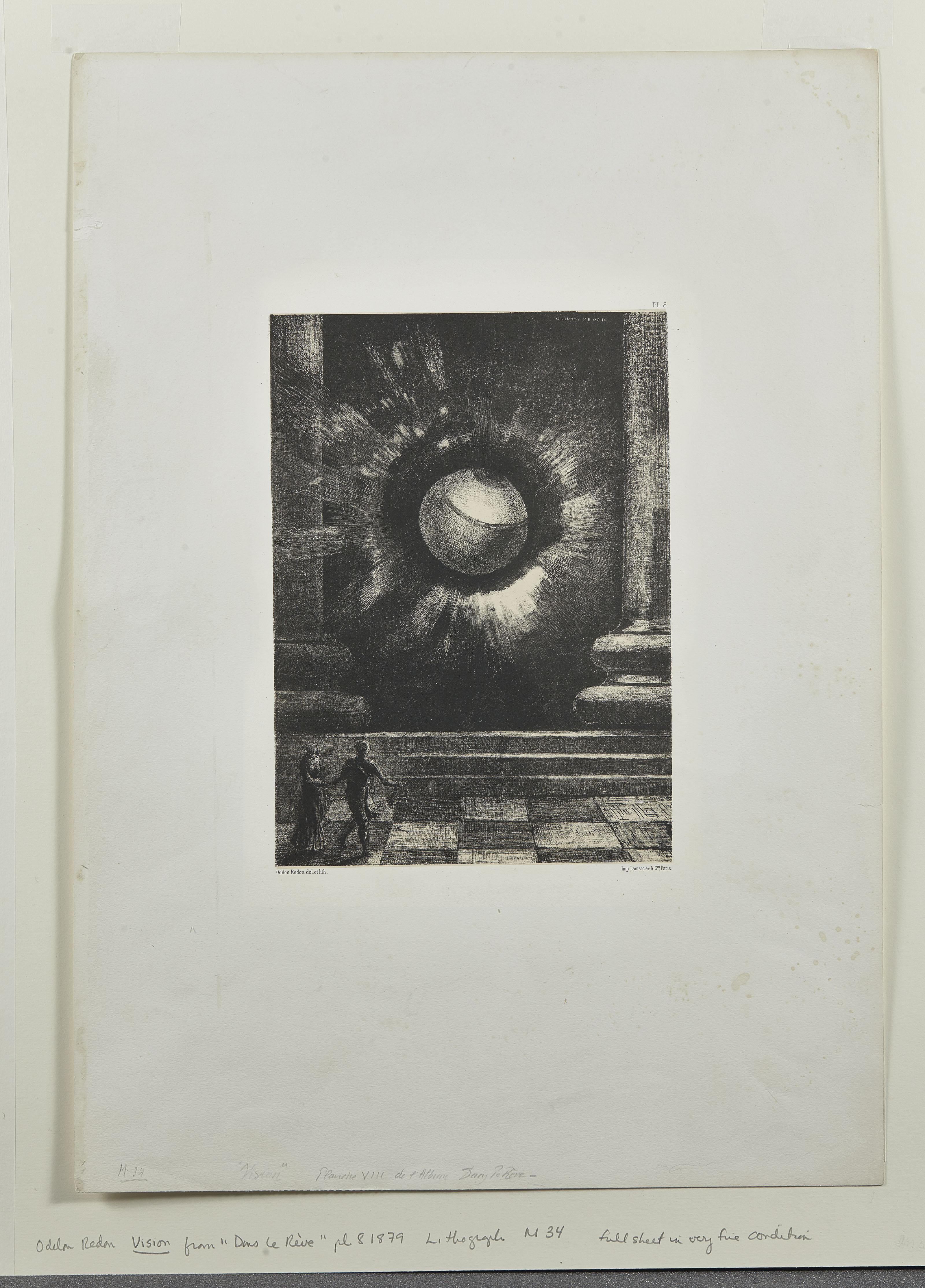 Odilon Redon — Видение, фото VIII от: "Танцы в одиночестве", изображение 2