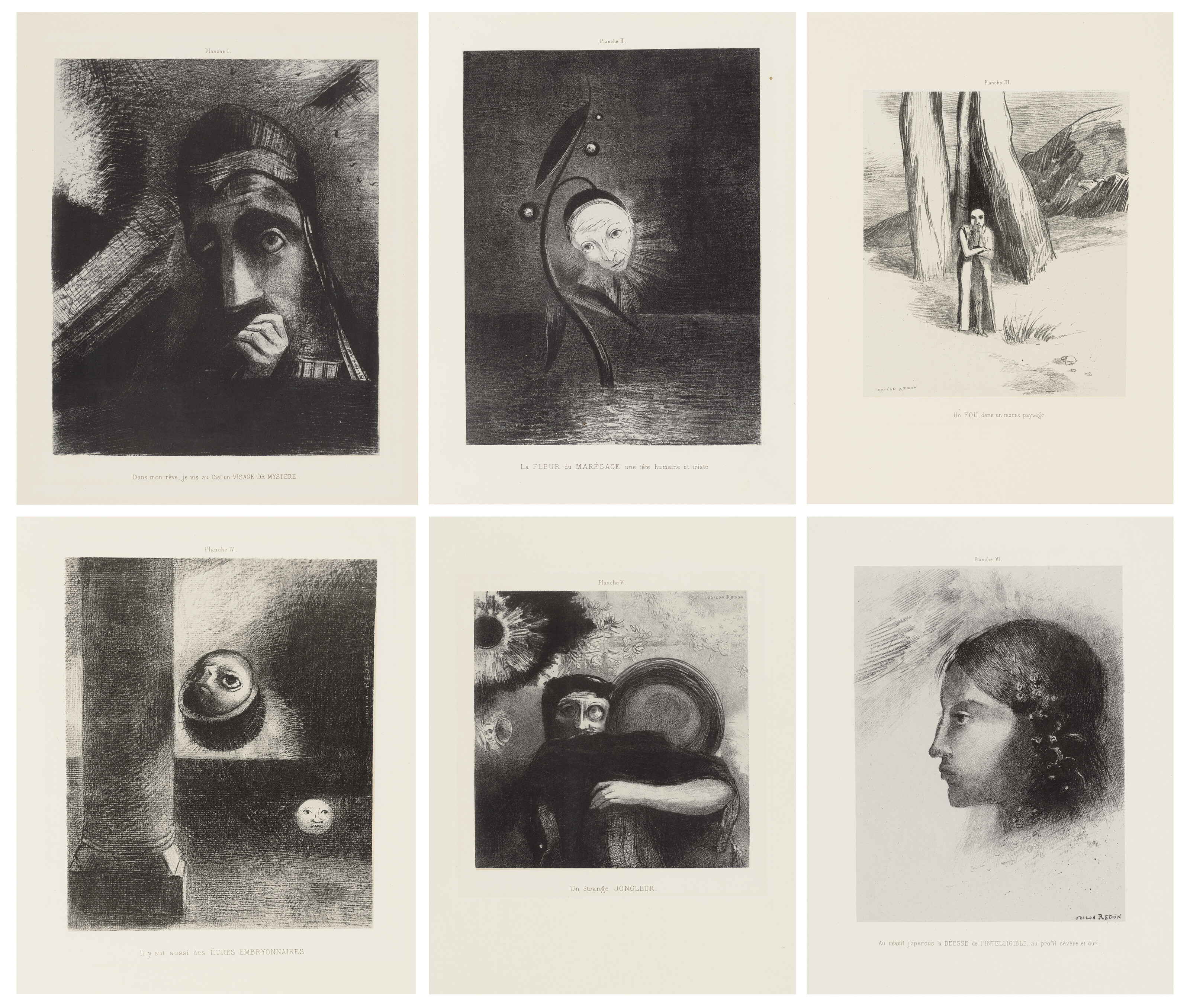 Odilon Redon — Дань уважения Гойе