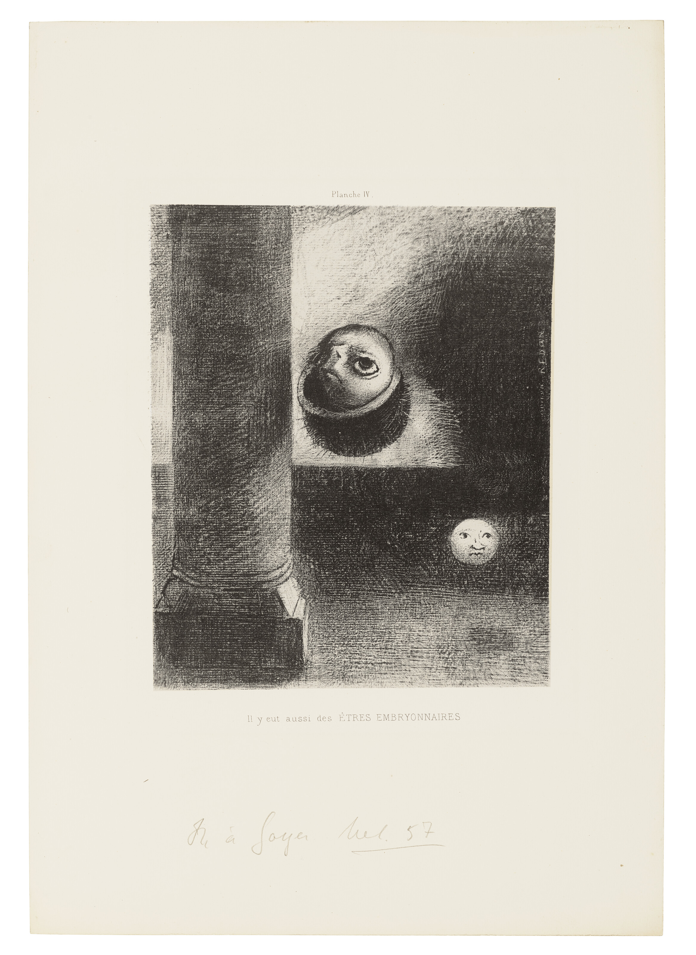 Odilon Redon — Дань уважения Гойе, изображение 5