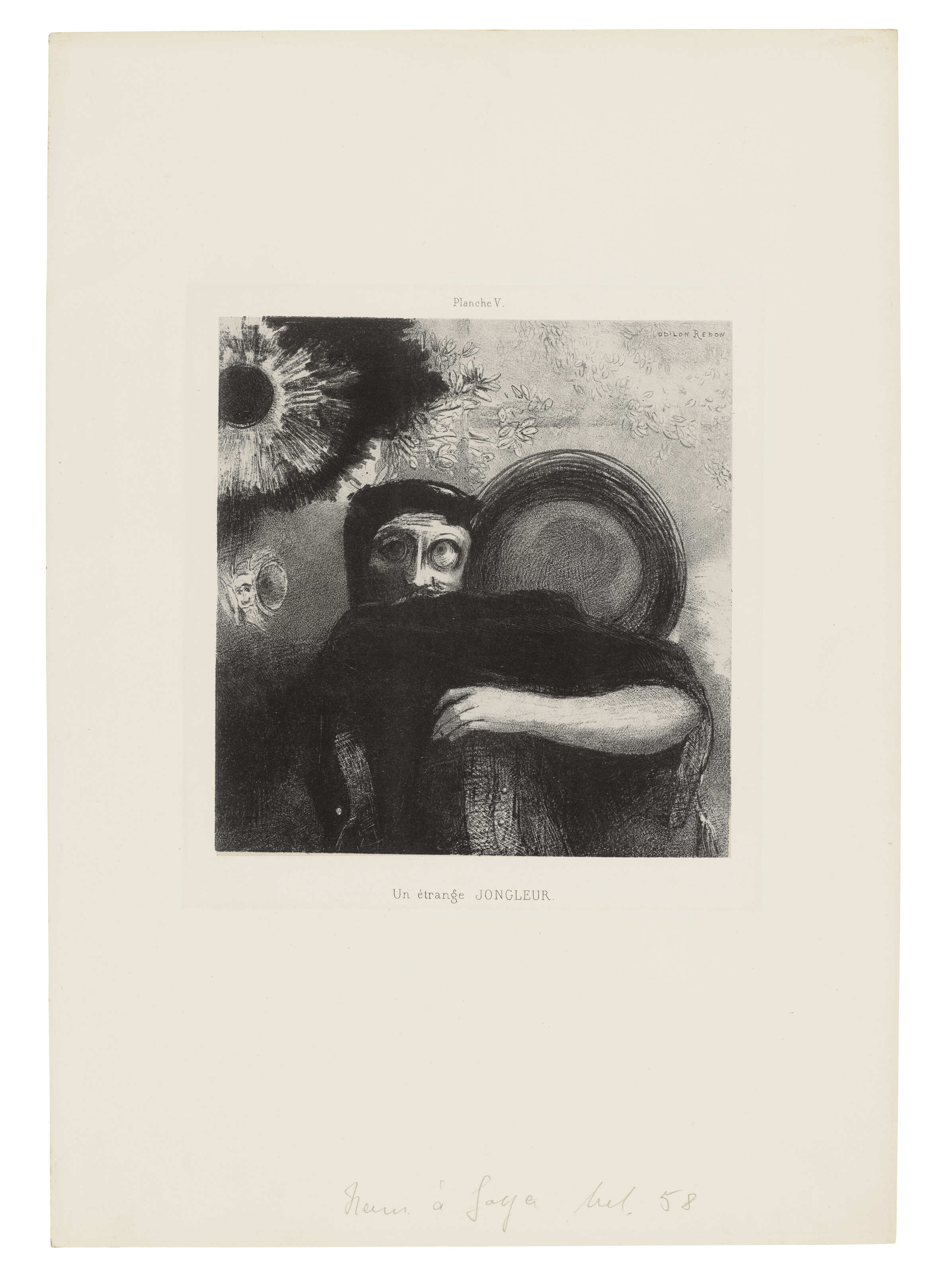 Odilon Redon — Дань уважения Гойе, изображение 6