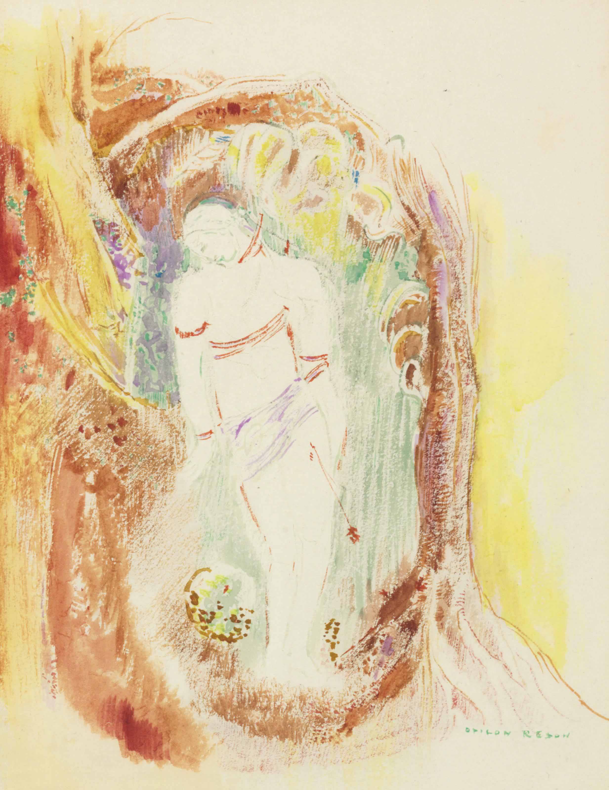 Odilon Redon — Святой Себастьян