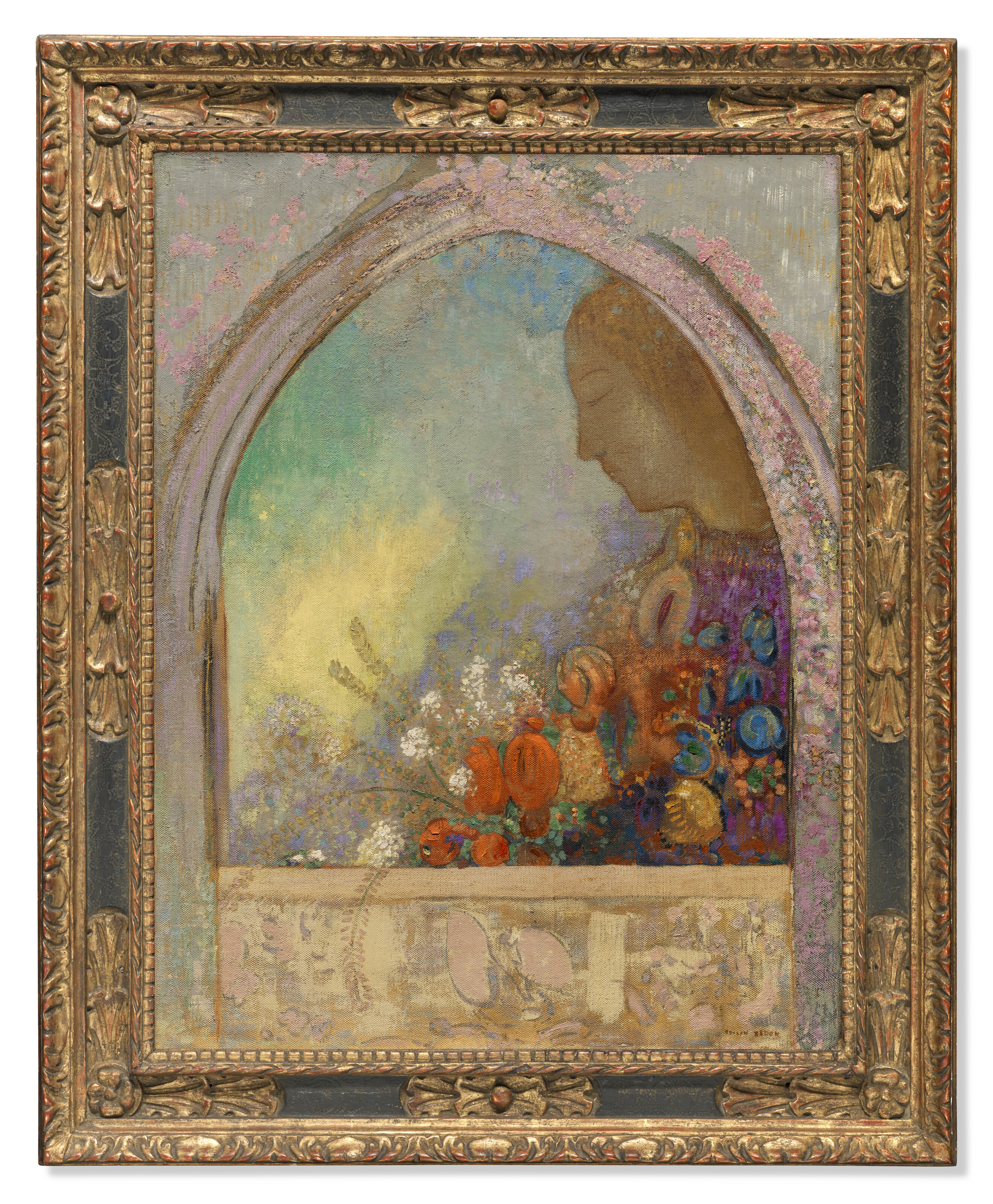 Odilon Redon — Профиль танцует в живую, это австралийский город цветов, изображение 4