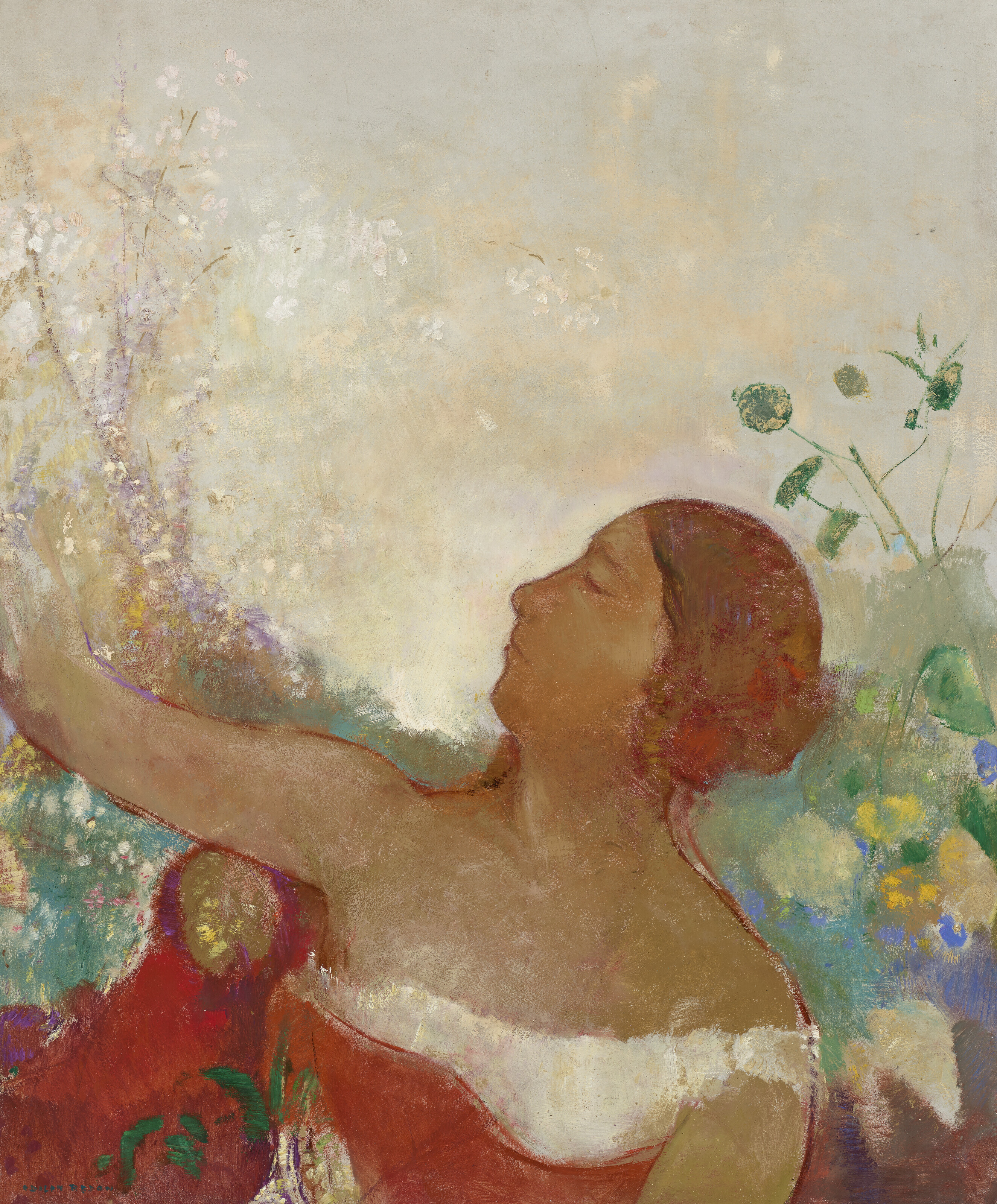 Odilon Redon — Лучшая подруга, Офелия