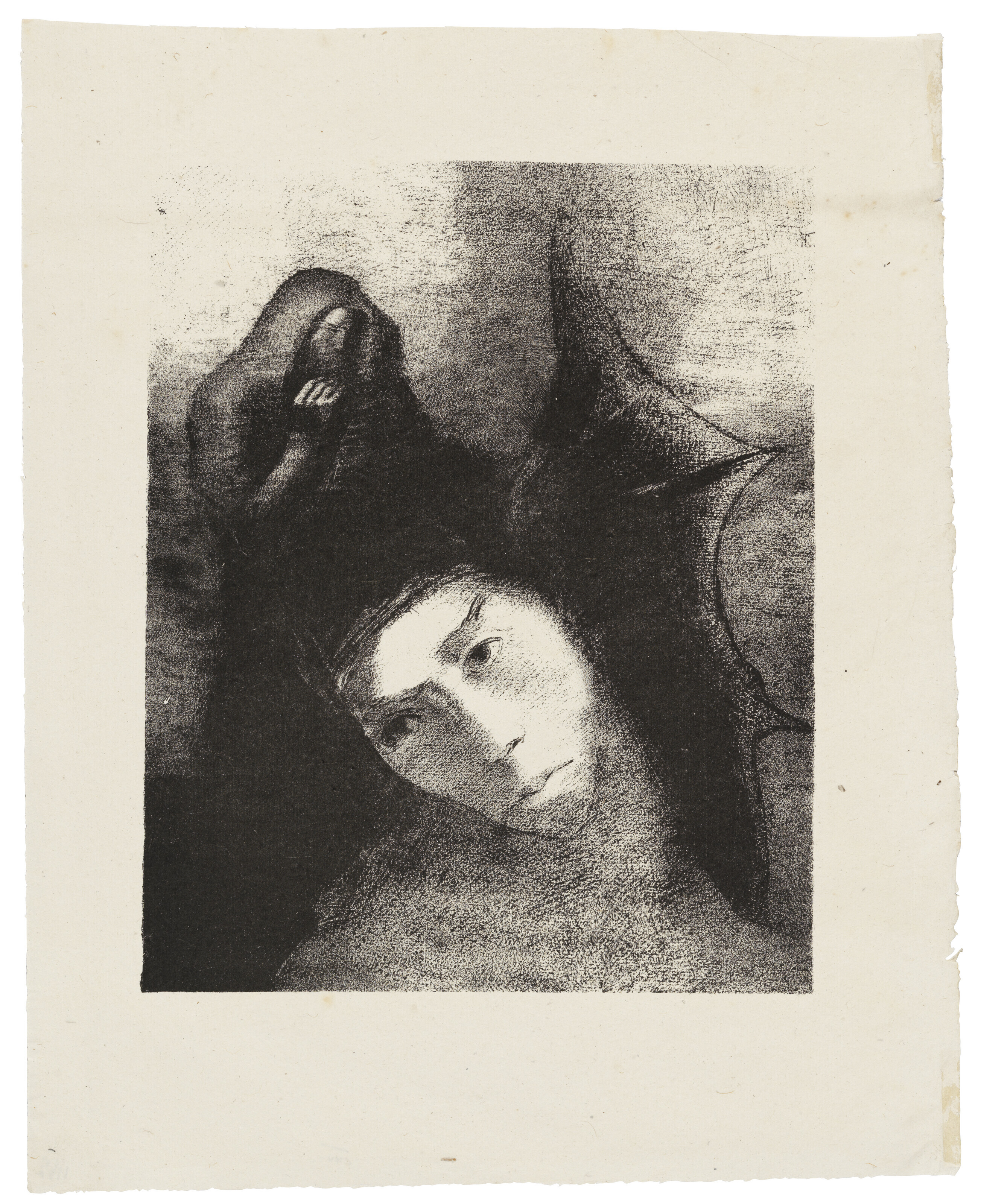 Odilon Redon — Две тарелки из: Шатра Святого Антуана (Северная Тройя)