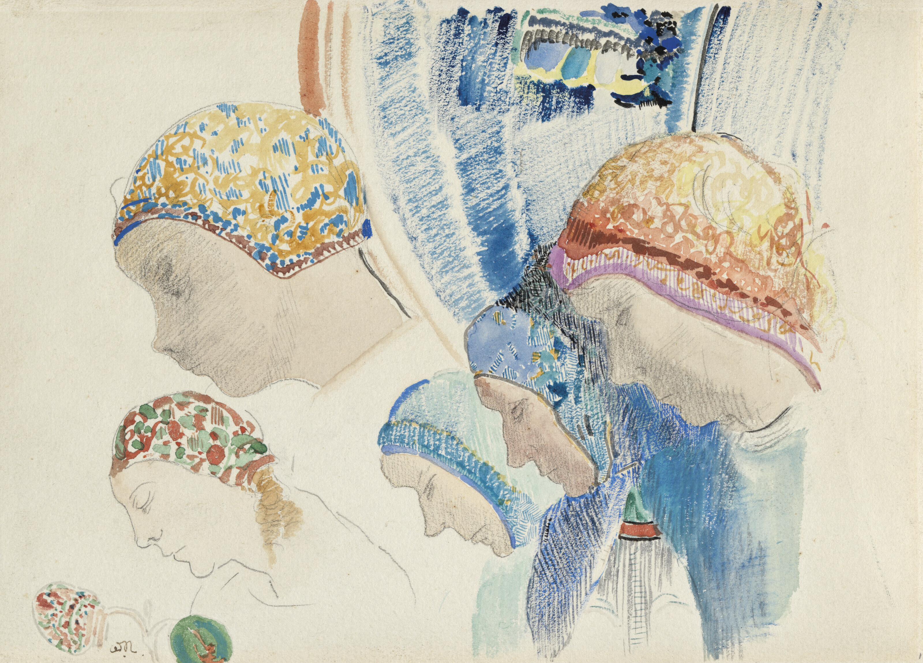Odilon Redon — Профили голландцев