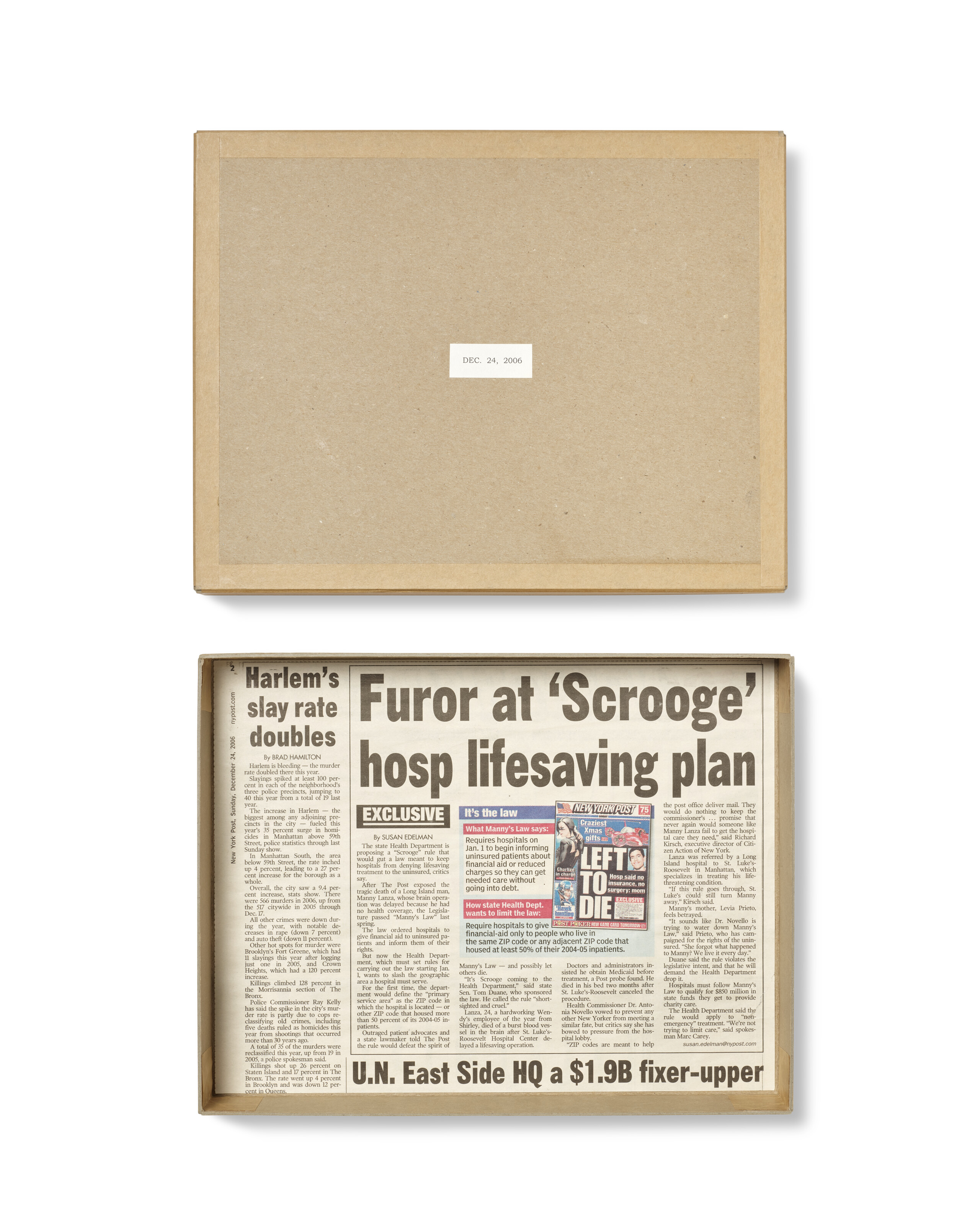On Kawara — 24 декабря 2006 года, изображение 2