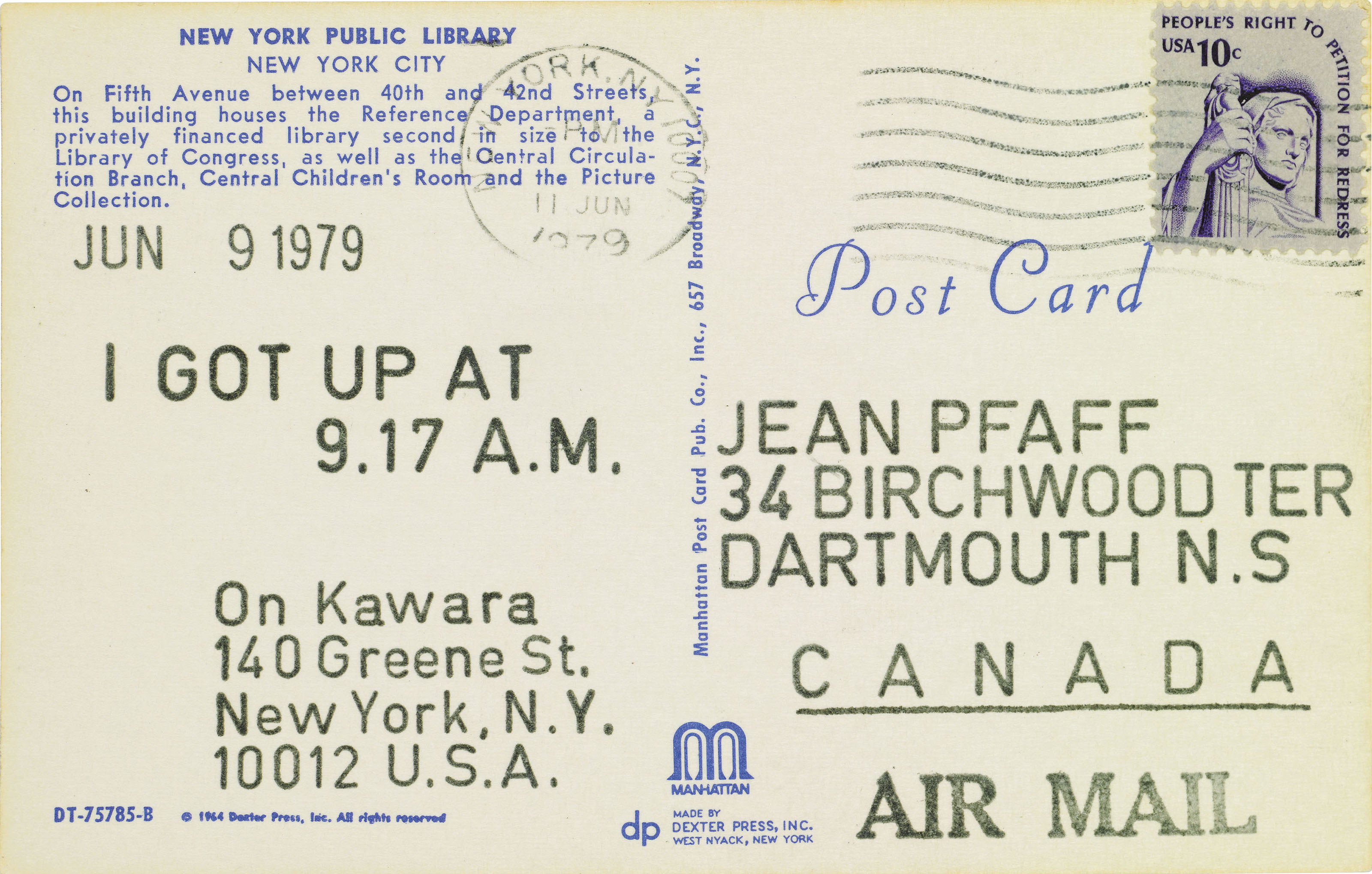 On Kawara — Я Встал, изображение 5