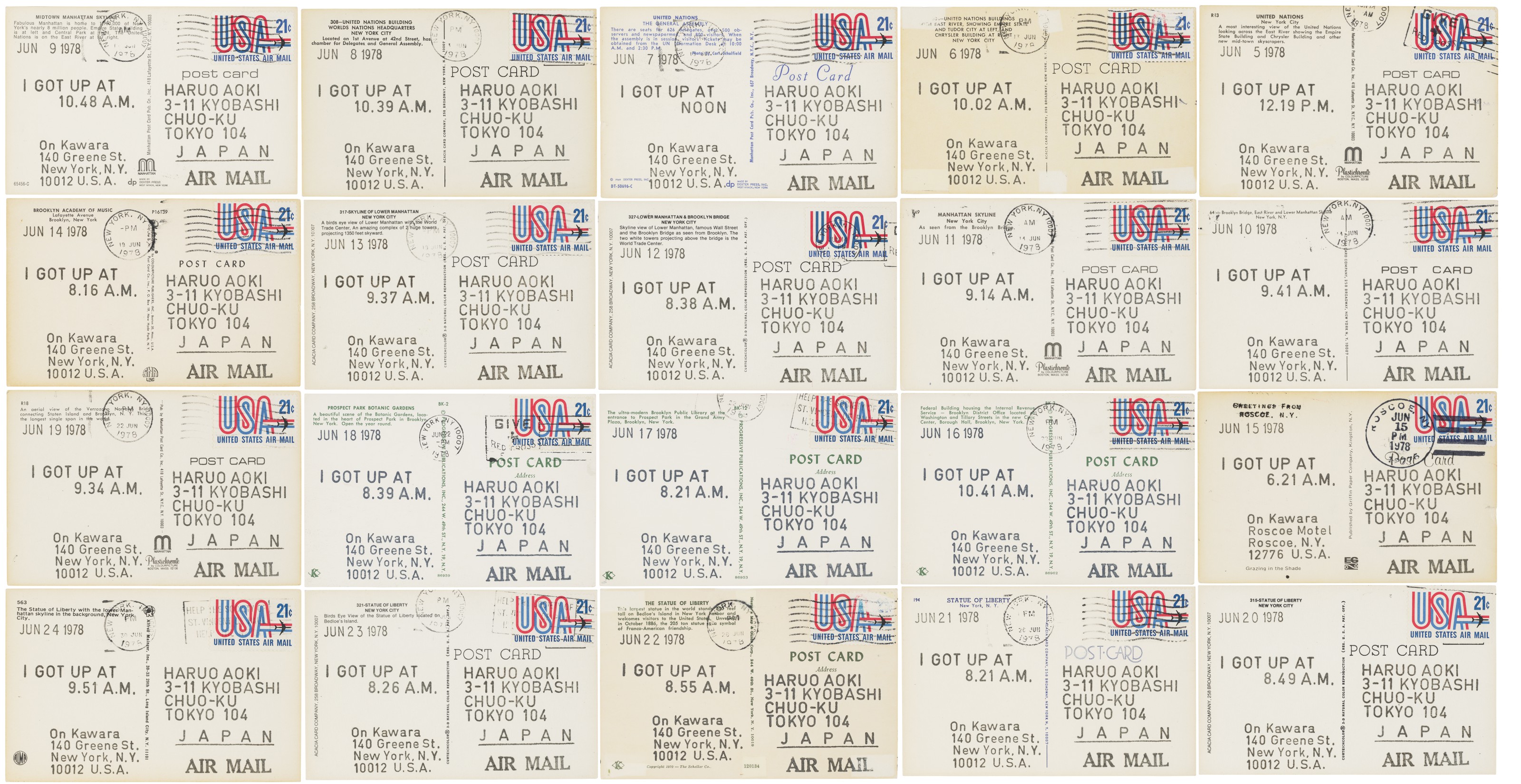 On Kawara — Я Встал..., изображение 2