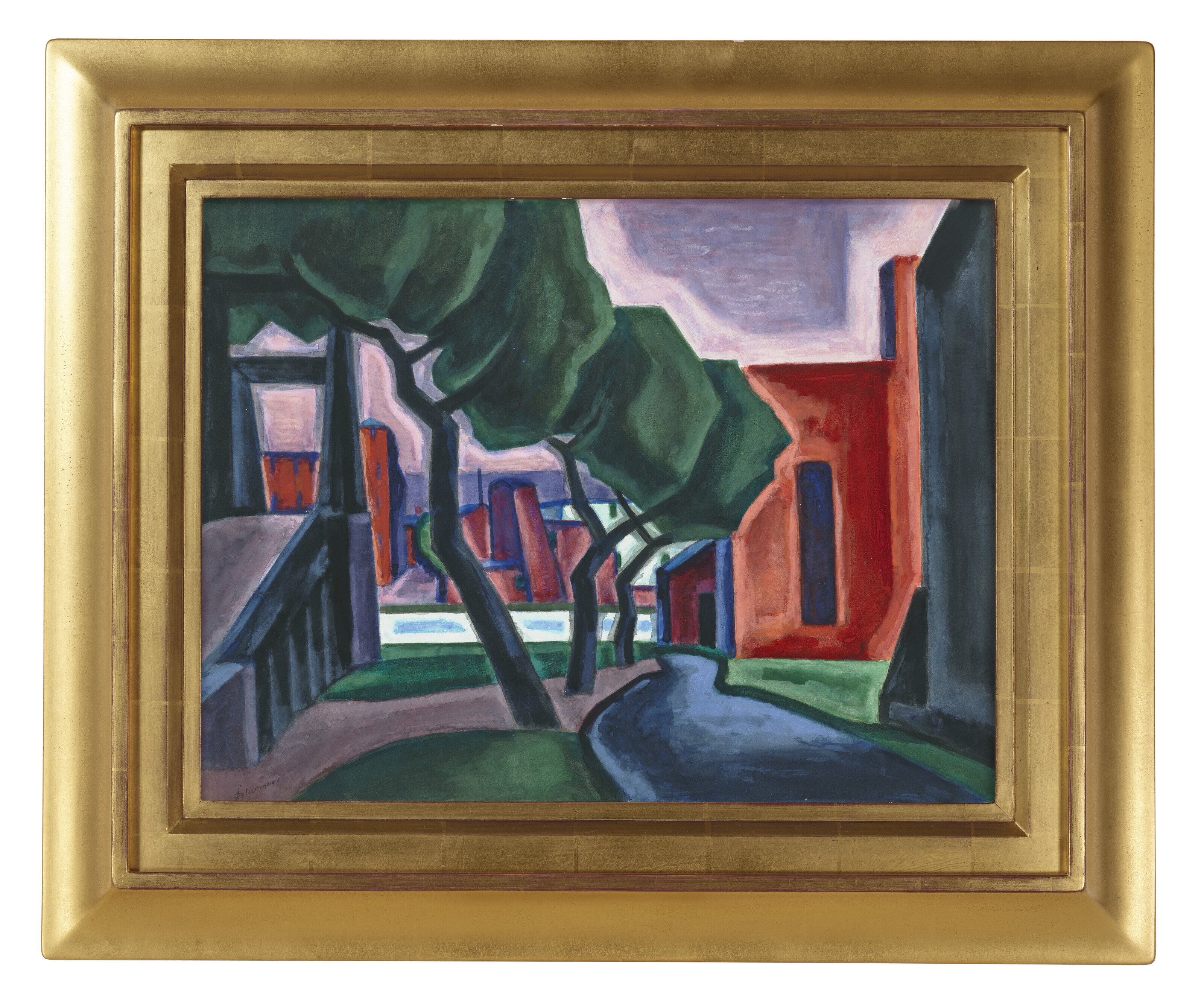 Oscar Florianus Bluemner — Приближение ночи (Хобокен), изображение 2
